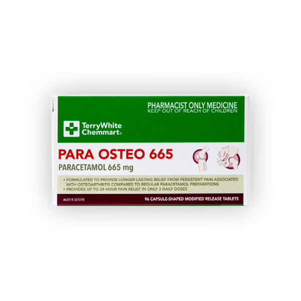 TerryWhite Chemmart Para Osteo 665 - 96 tablets