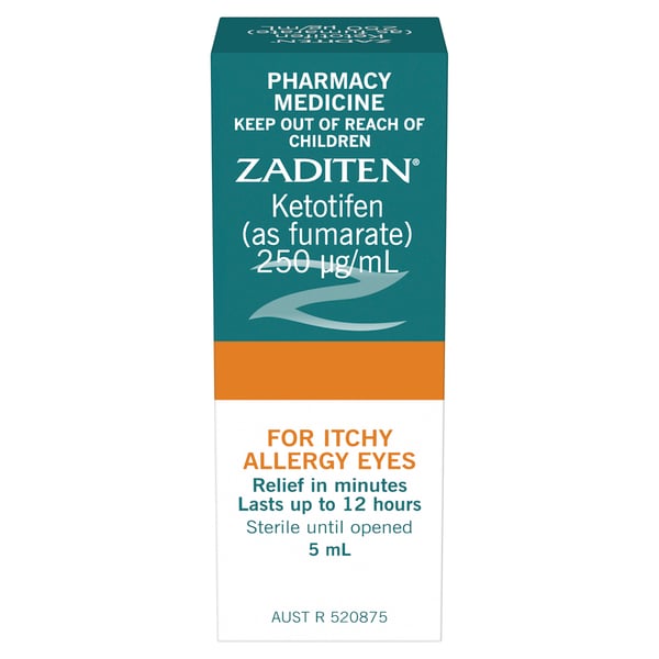 Zaditen Multidose Allergy Eye Drops 5ml