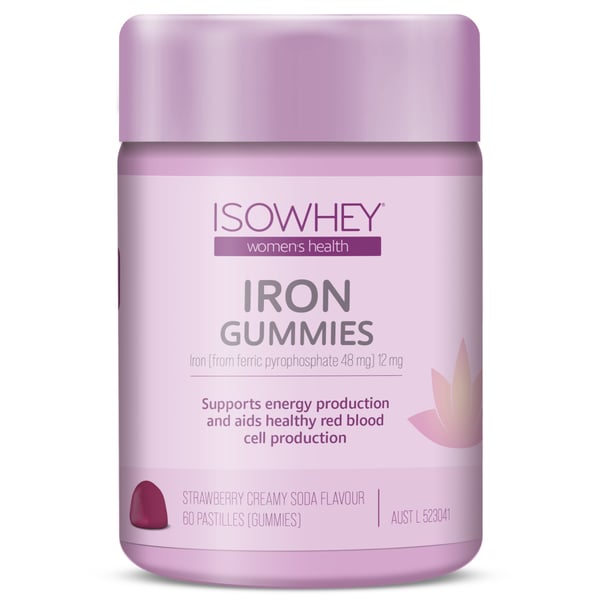 Isowhey Women's Health Iron Gummies 60 each