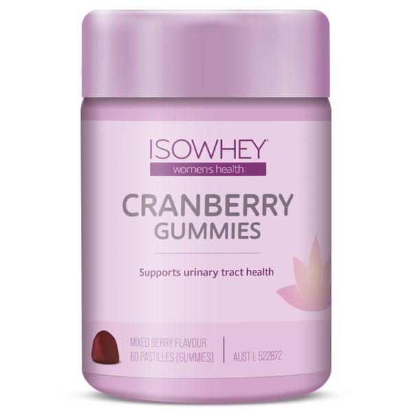 Isowhey Women's Health Cranberry Gummies 60 each