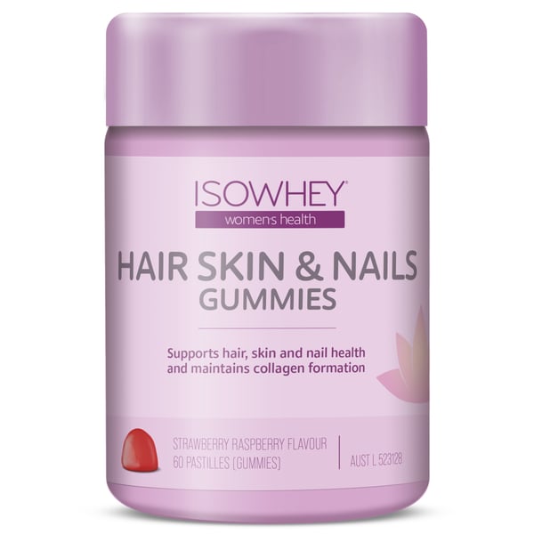 Isowhey Women's Health Hair/Skin/Nails Gummies 60 each