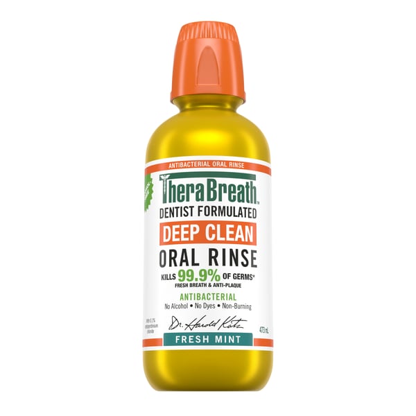 Therabreath Oral Rinse Deep Clean 473ml