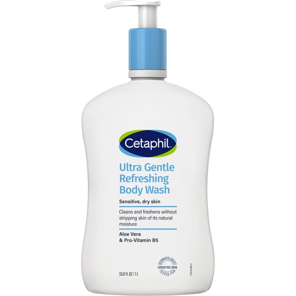 Cetaphil Ultra Gentle Body Wash Refreshing Scent 1 litre