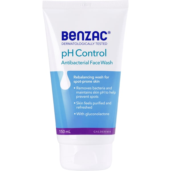 Benzac PH Control Anti-Bacterial Face Wash 150ml