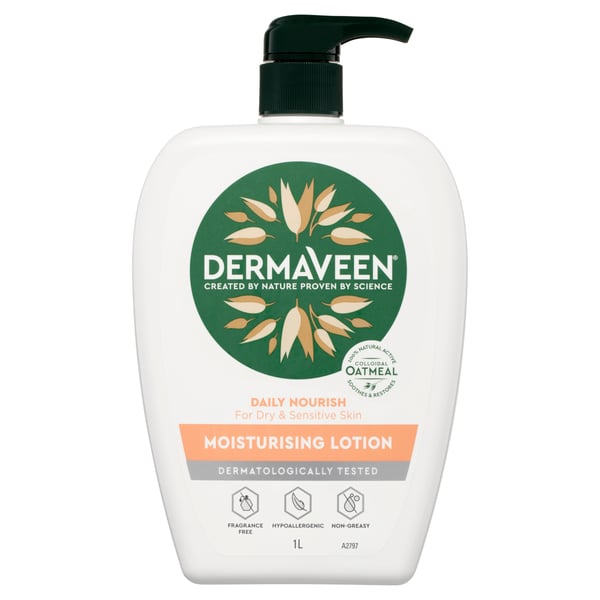 DermaVeen Daily Nourish Moisturising Lotion 1 litre