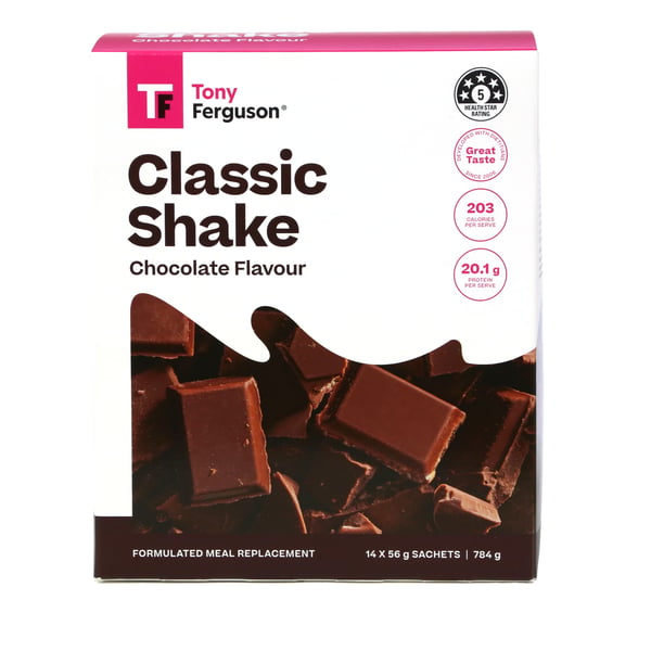 Tony Ferguson Classic Shake Chocolate 14 pack