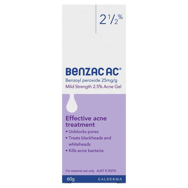 Benzac AC Gel 2.5% - 60g