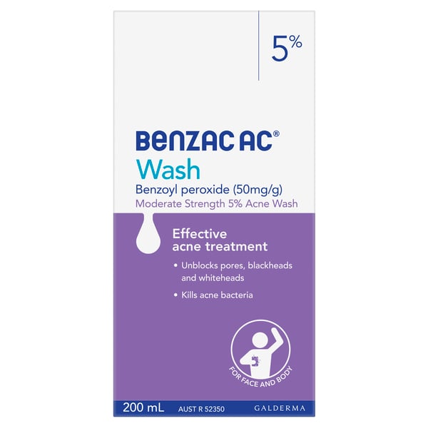Benzac AC Wash 5% - 200ml