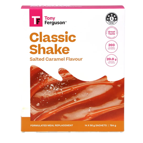 Tony Ferguson Classic Shake Salted Caramel 14 pack