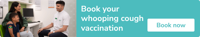 Book your whooping cough vaccination now.