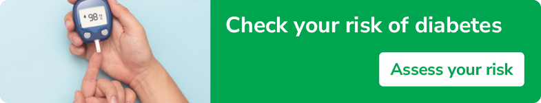 Check your risk of diabetes. Assess your risk