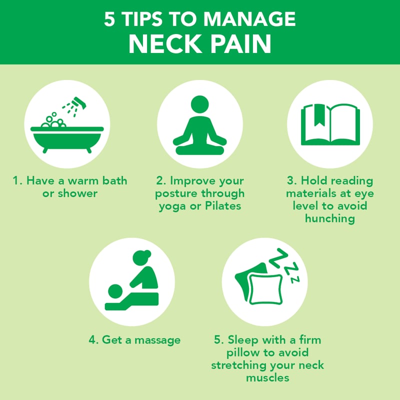 5 tips to manage neck pain