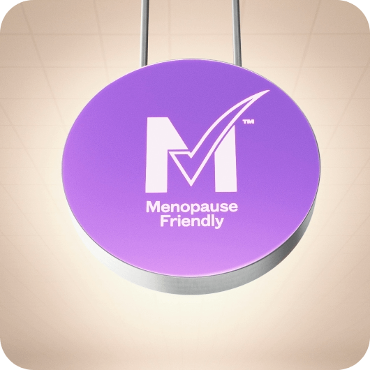 MTick Menopause Friendly certification symbol