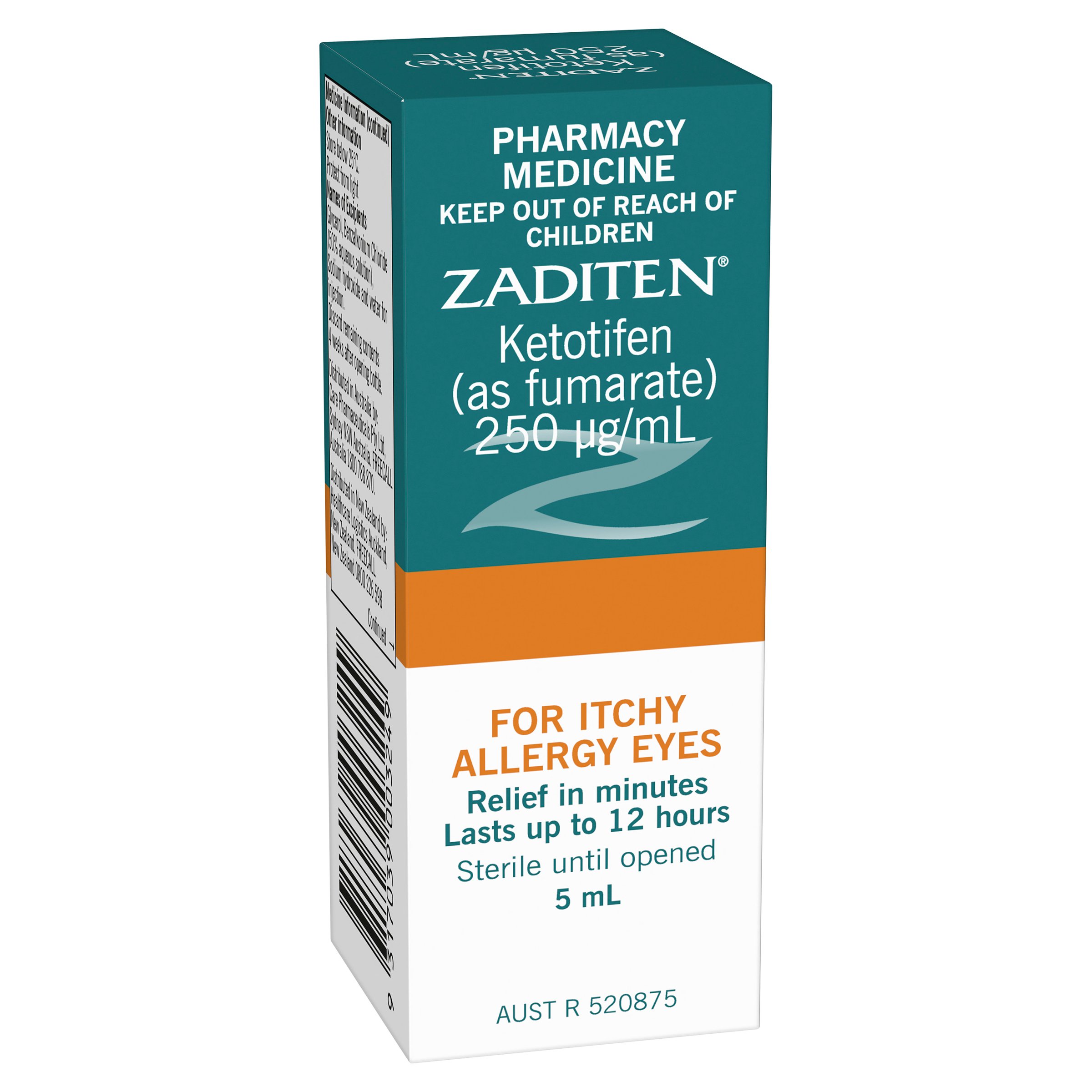 Zaditen Eye Drops For Itchy Allergy Eyes 5ml - Image 13
