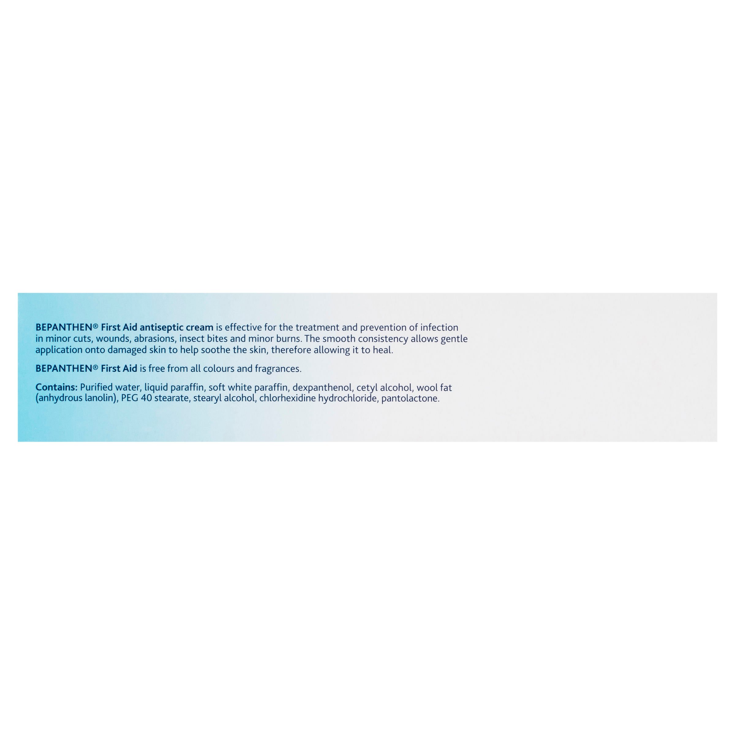 Bepanthen First Aid Antiseptic Cream 100g - Image 3