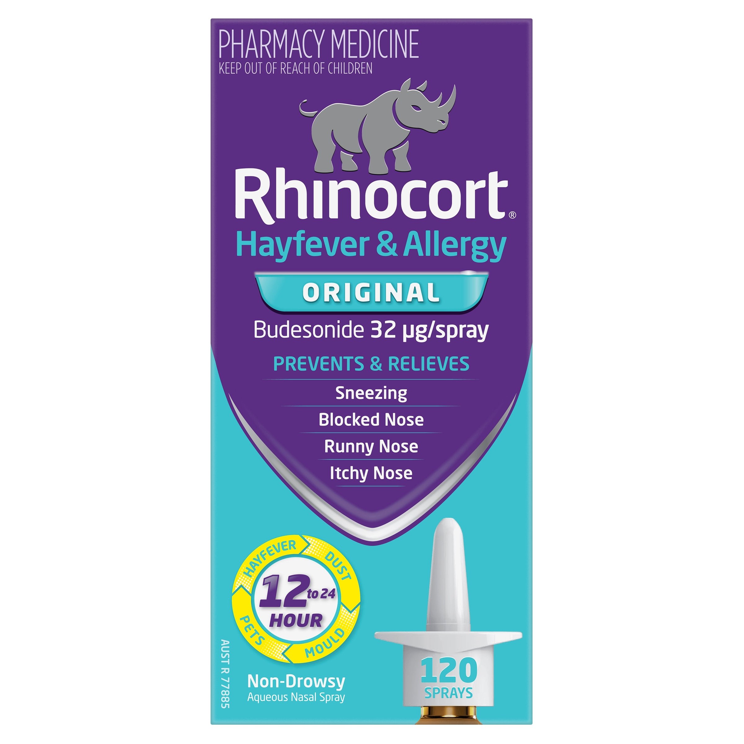 Rhinocort Hayfever Pump Spray 32mcg - 120 doses - Image 1