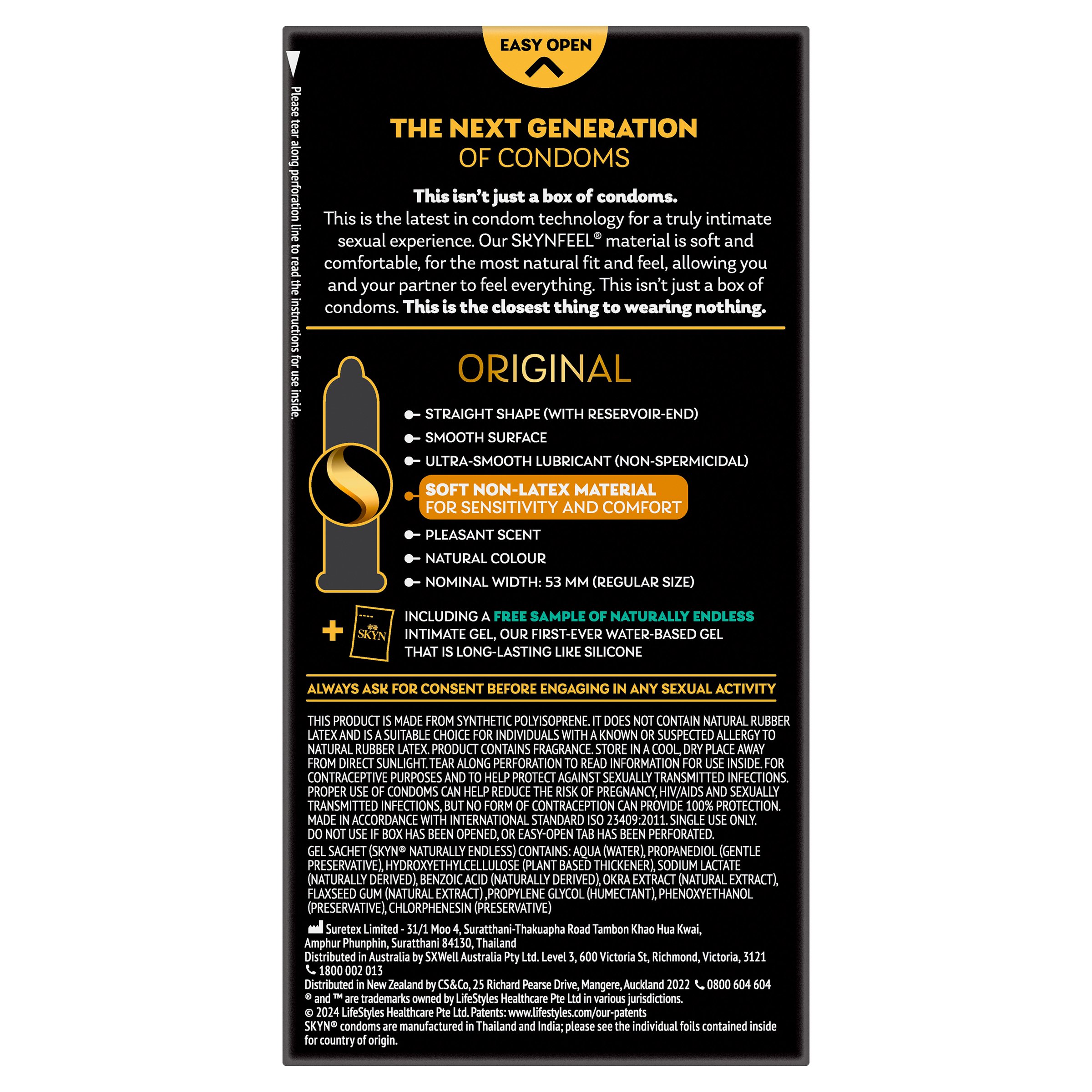 Skyn Condoms Latex Free 10 pack - Image 2