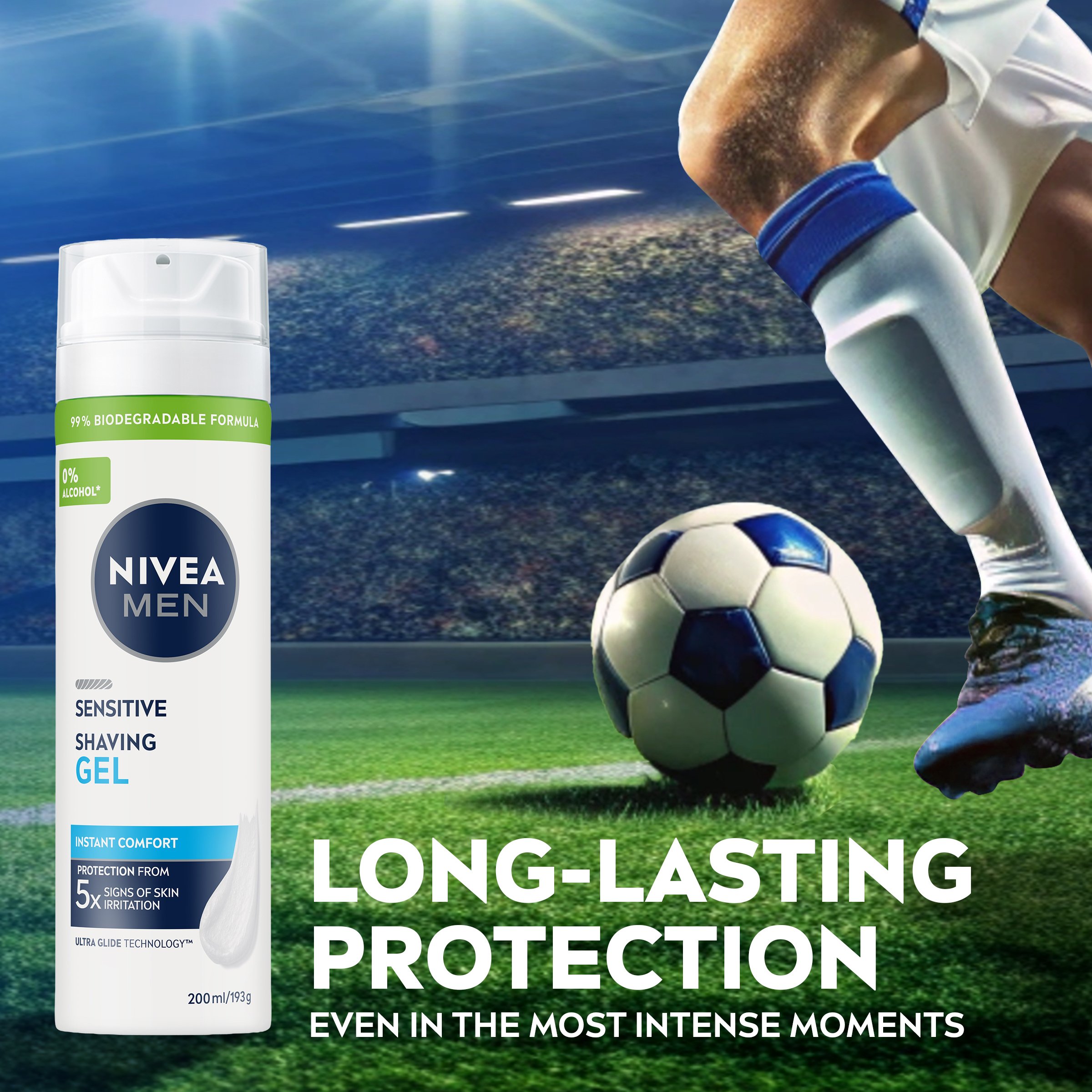Nivea Men Sensitive Shaving Gel 200ml - Image 9
