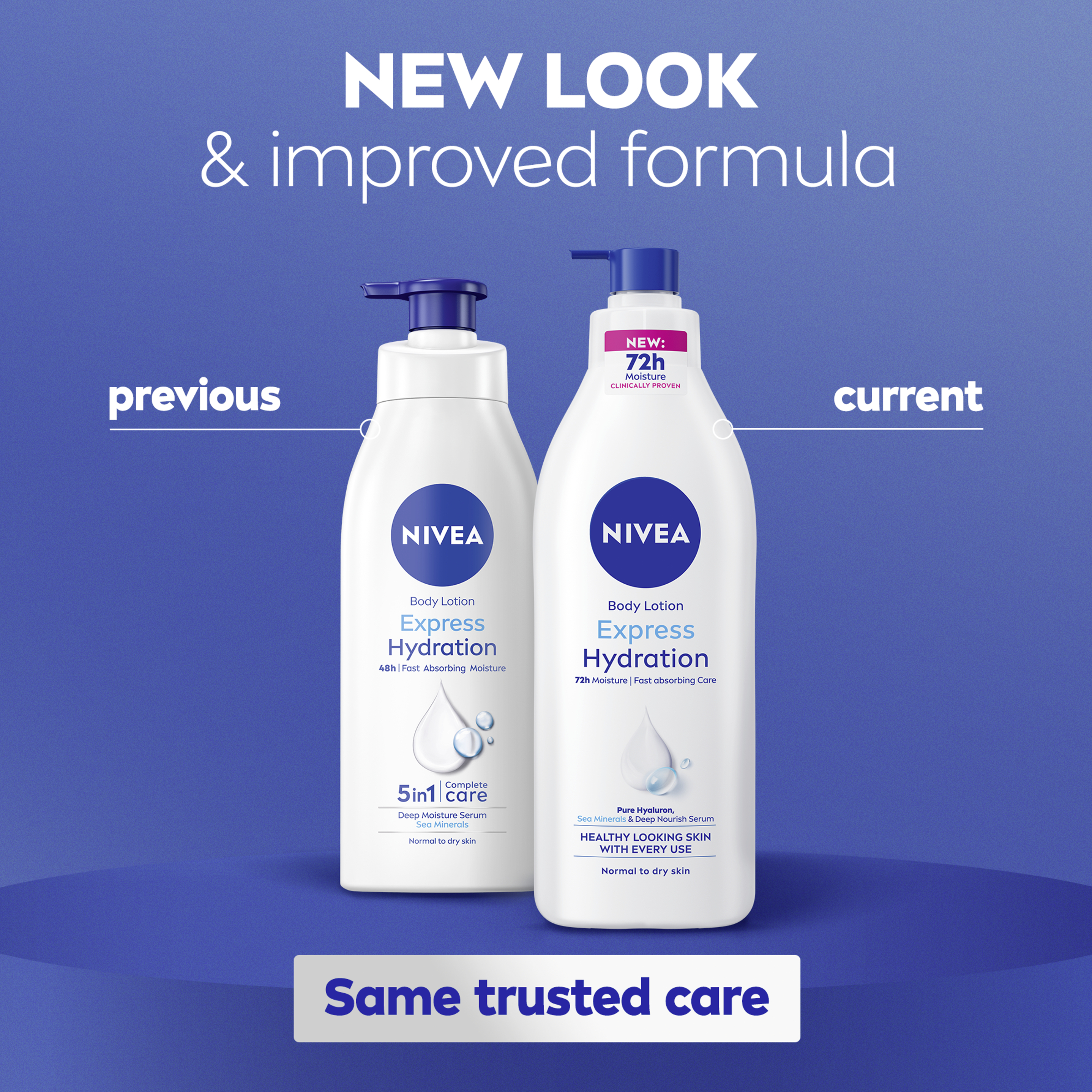 Nivea Express Hydration Body Lotion Pump 400ml - Image 5
