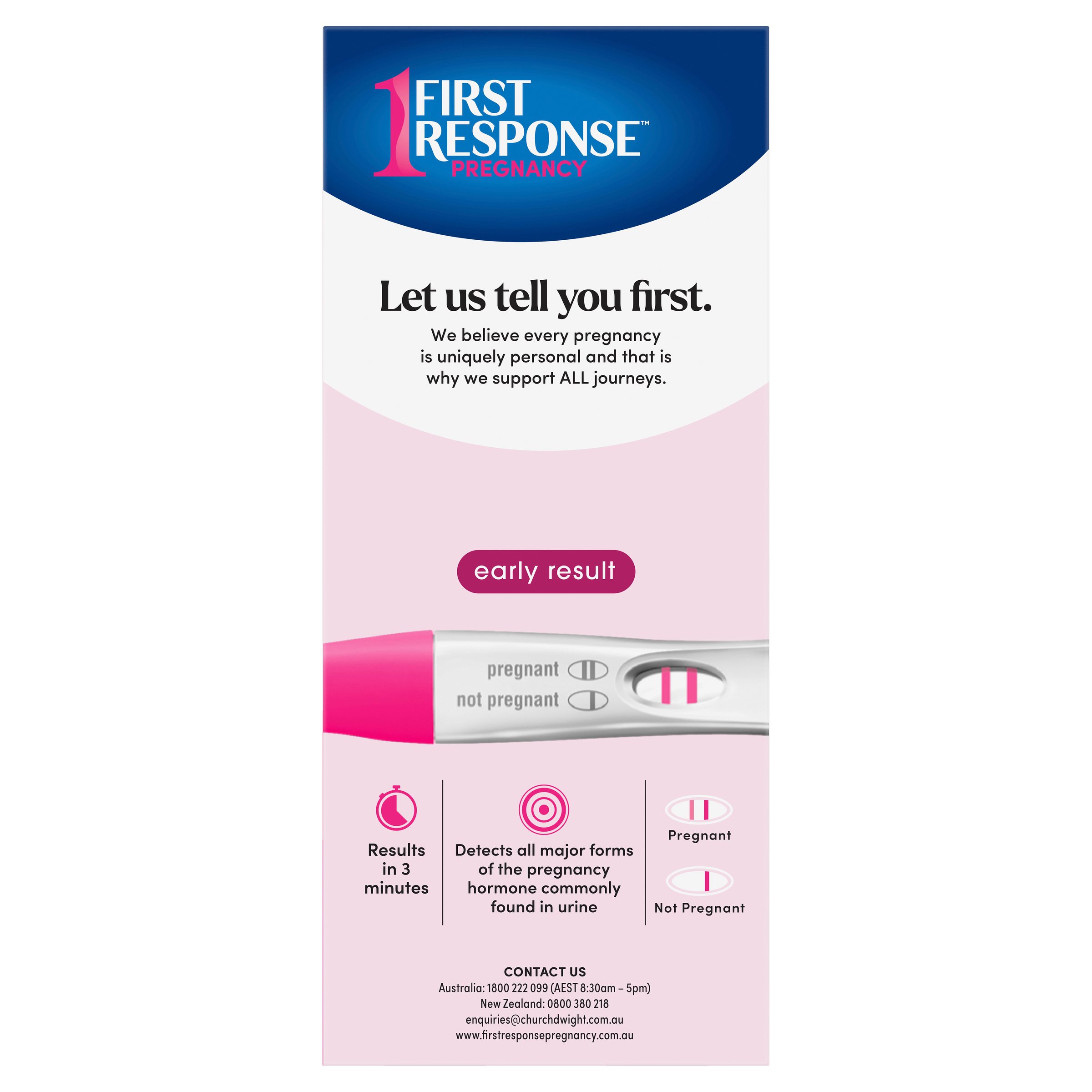First Response Pregnancy Test In-Stream 1 pack - Image 2