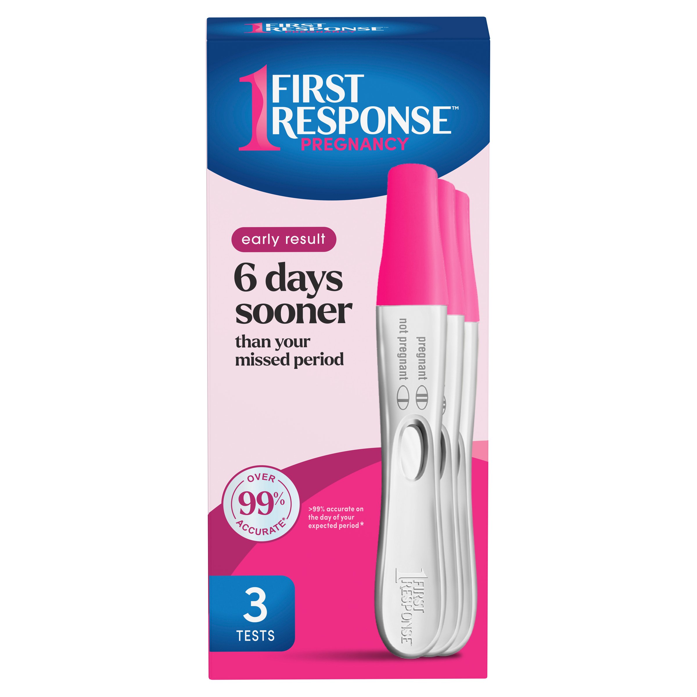 First Response Pregnancy Early Result Test In-Stream 3 pack - Image 1