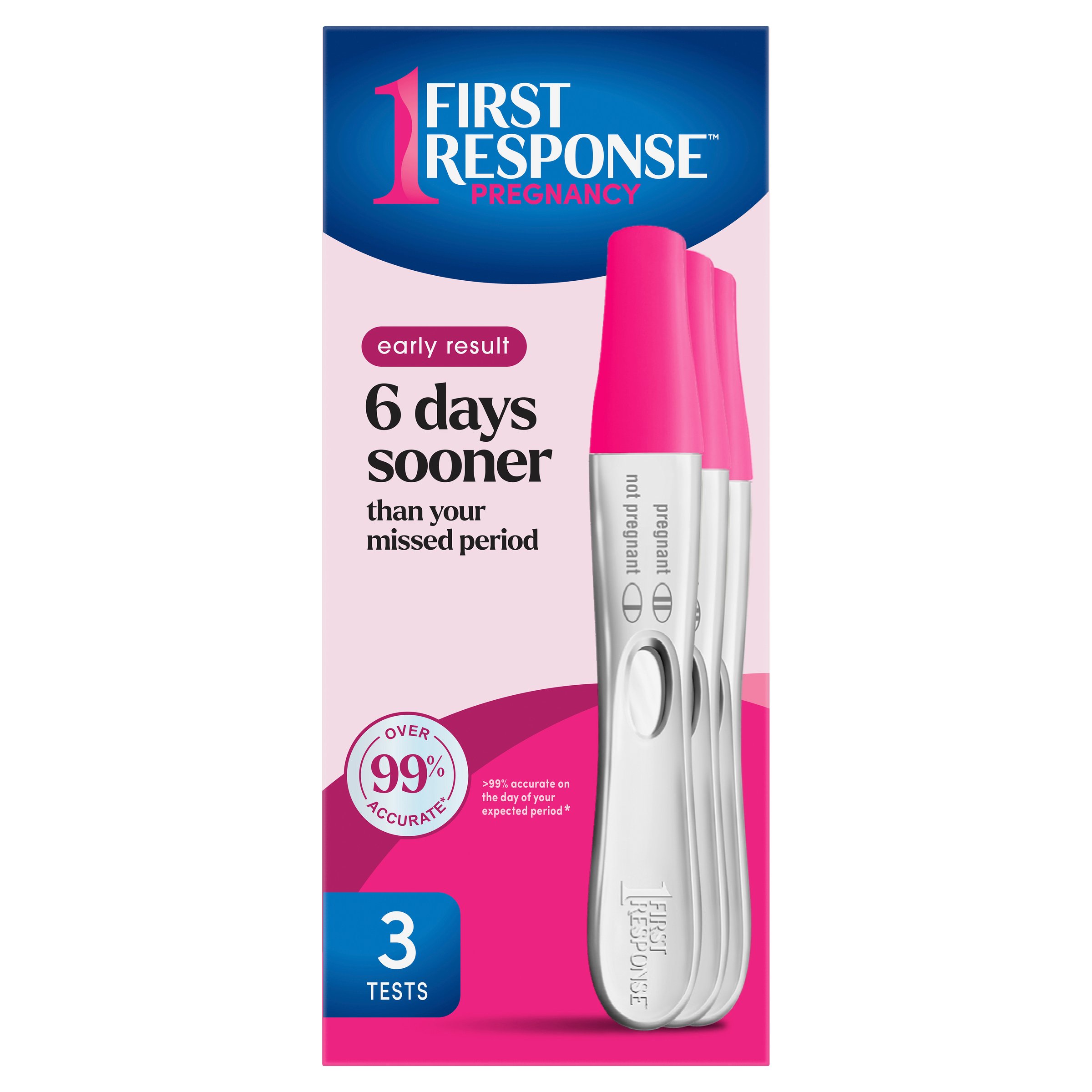 First Response Pregnancy Early Result Test In-Stream 3 pack - Image 6
