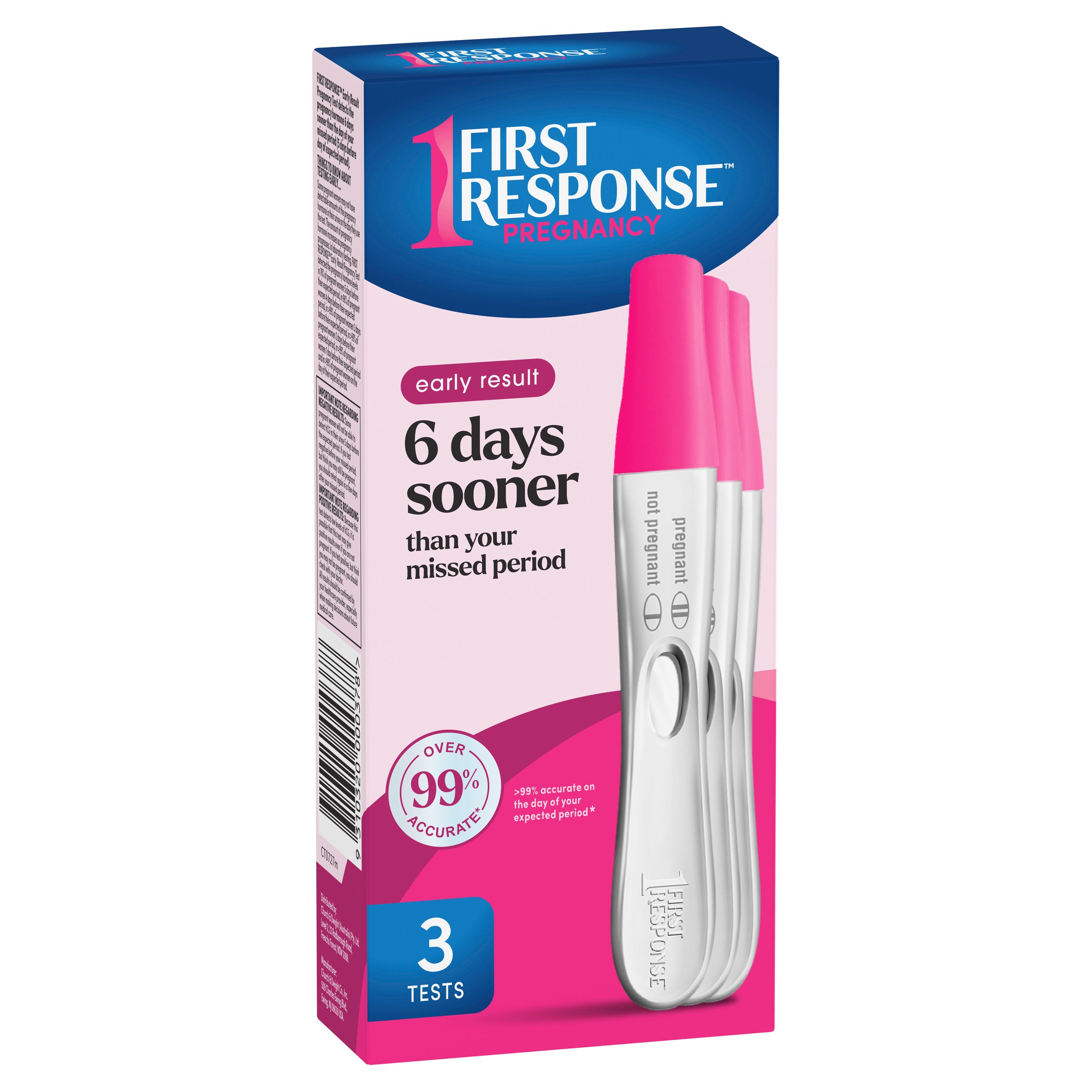 First Response Pregnancy Early Result Test In-Stream 3 pack - Image 9
