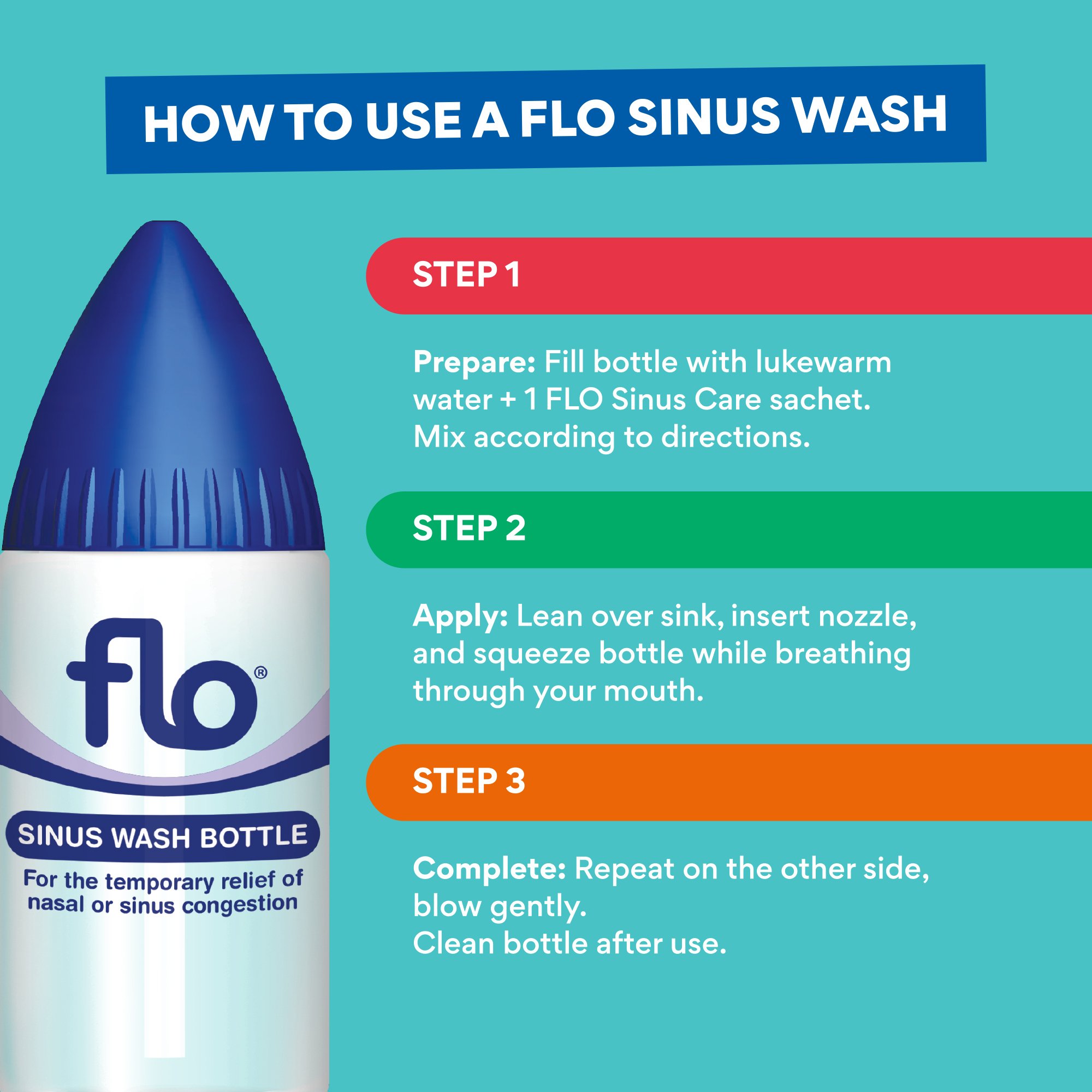 FLO Sinus Care Starter Kit 12 sachets - Image 10