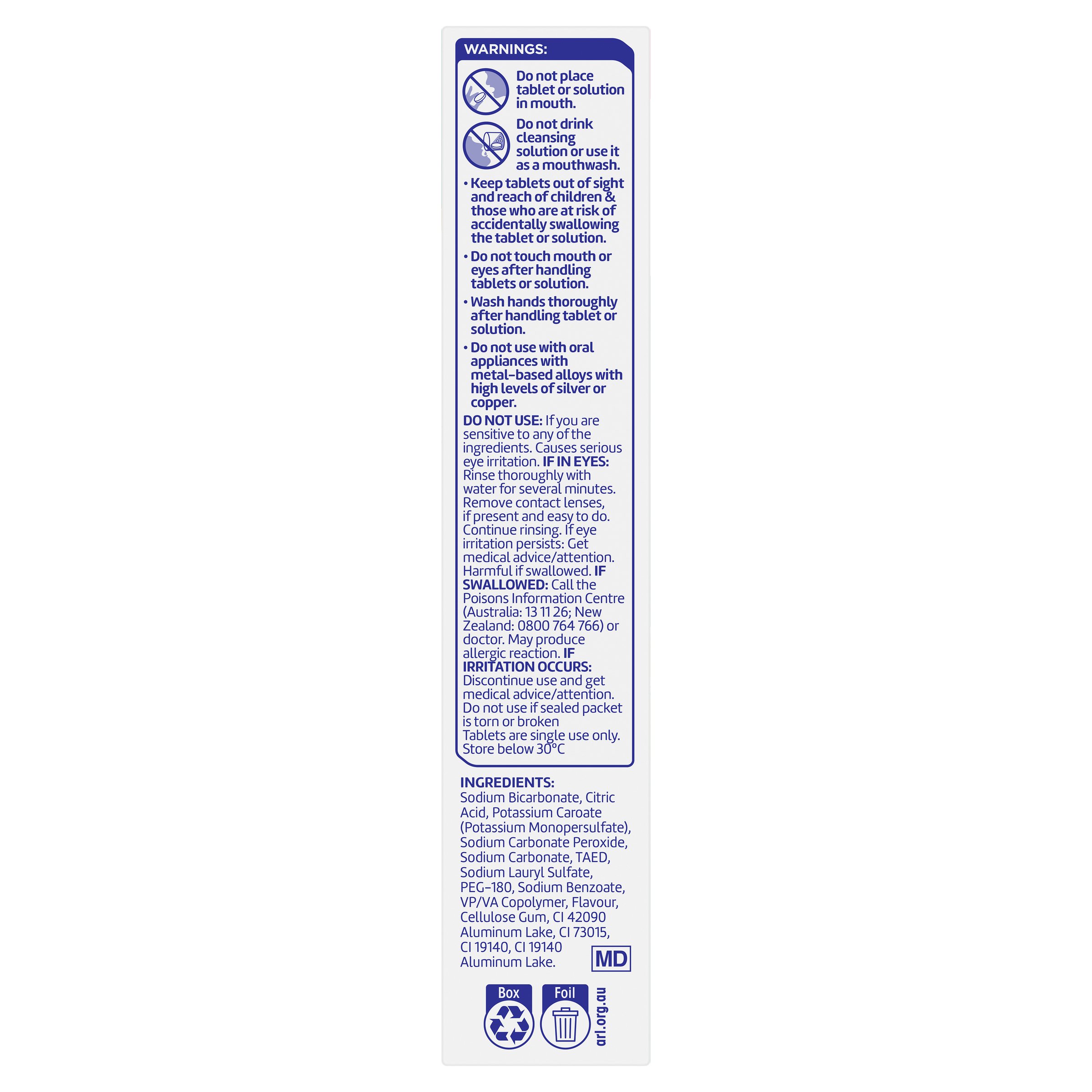 Polident Fresh Active Denture Cleanser 36 tablets - Image 3