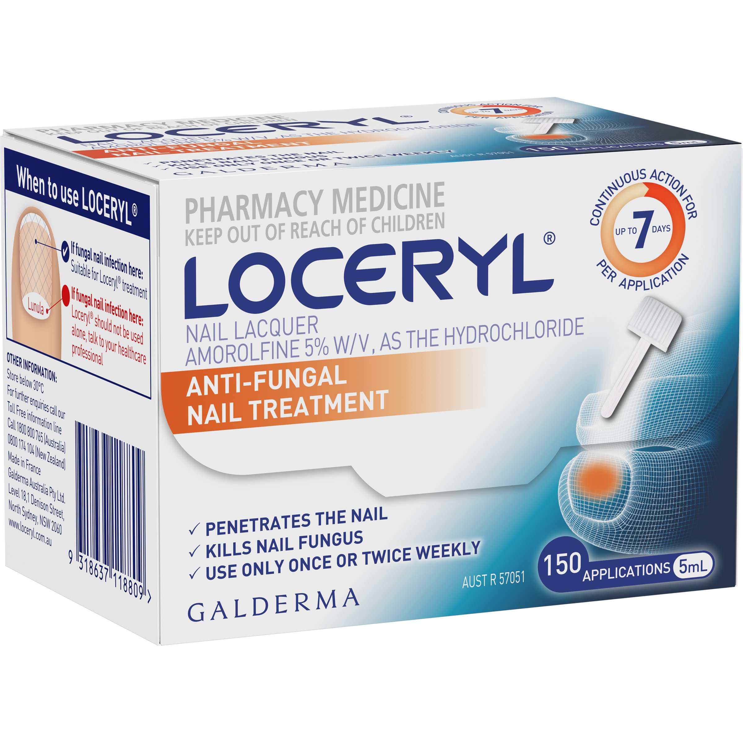 Loceryl Anti-Fungal Nail Treatment 5ml - Image 7