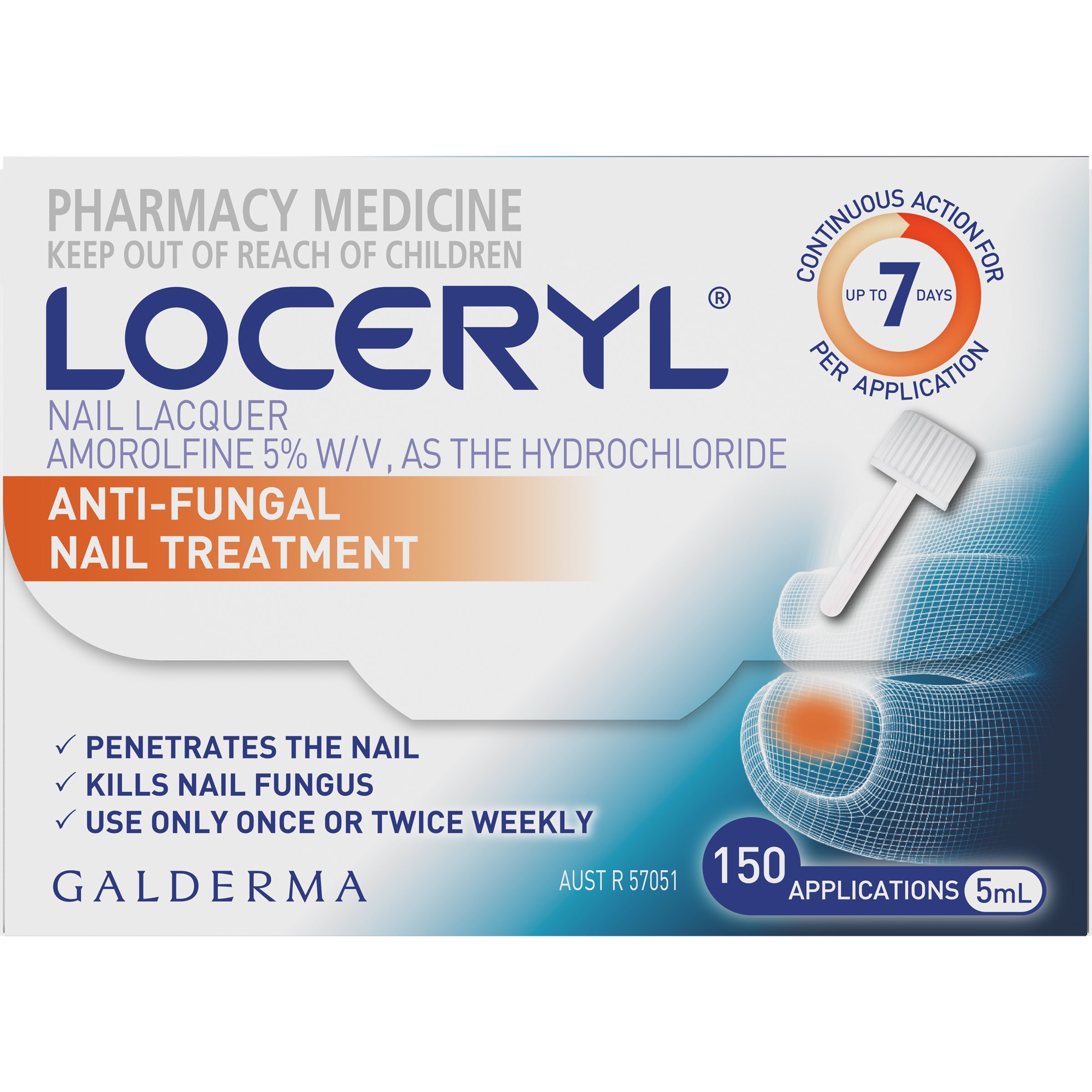 Loceryl Anti-Fungal Nail Treatment 5ml - Image 1