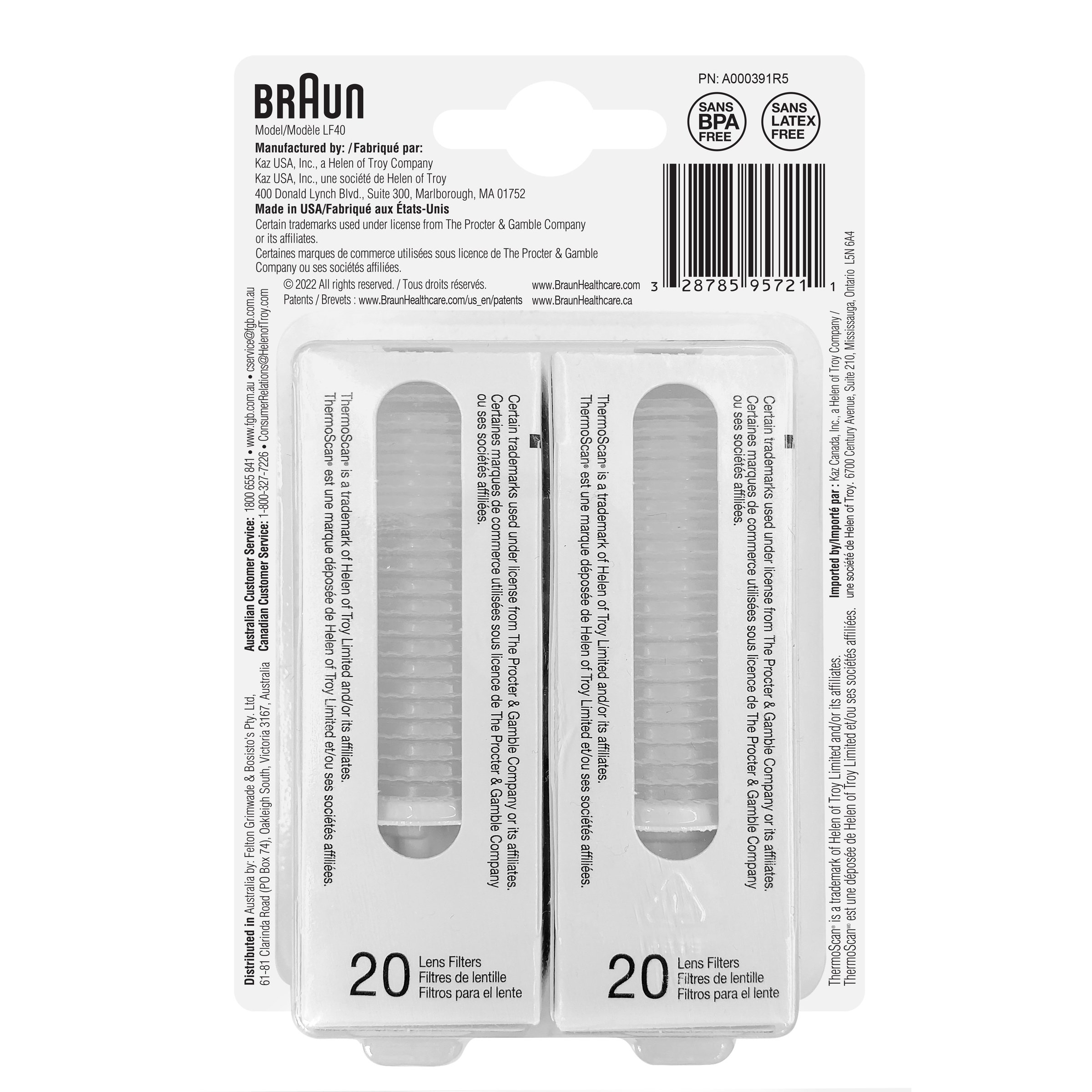 Braun Thermoscan IRT 4020 Ear Thermometer Refills 40 pack - Image 2