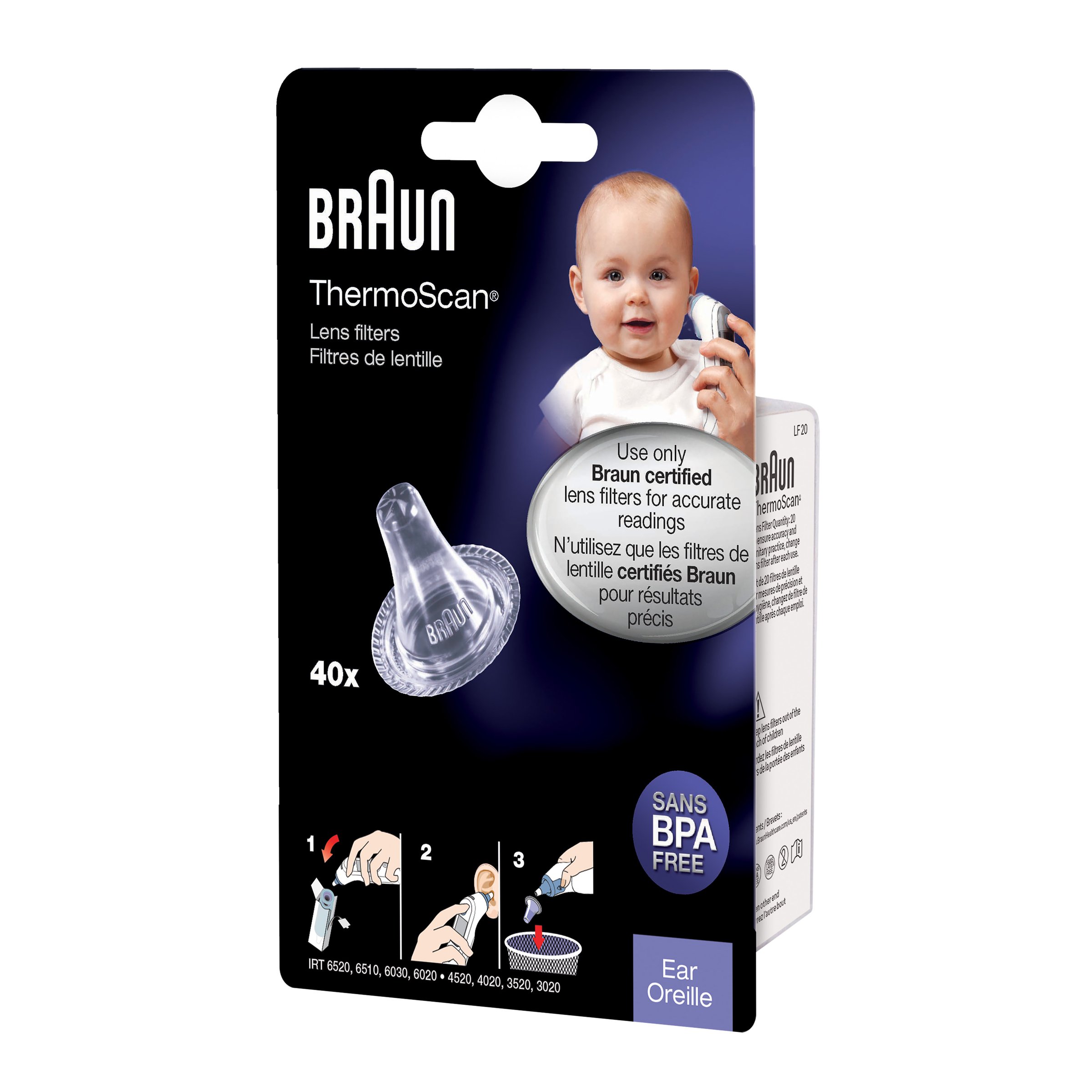Braun Thermoscan IRT 4020 Ear Thermometer Refills 40 pack - Image 5