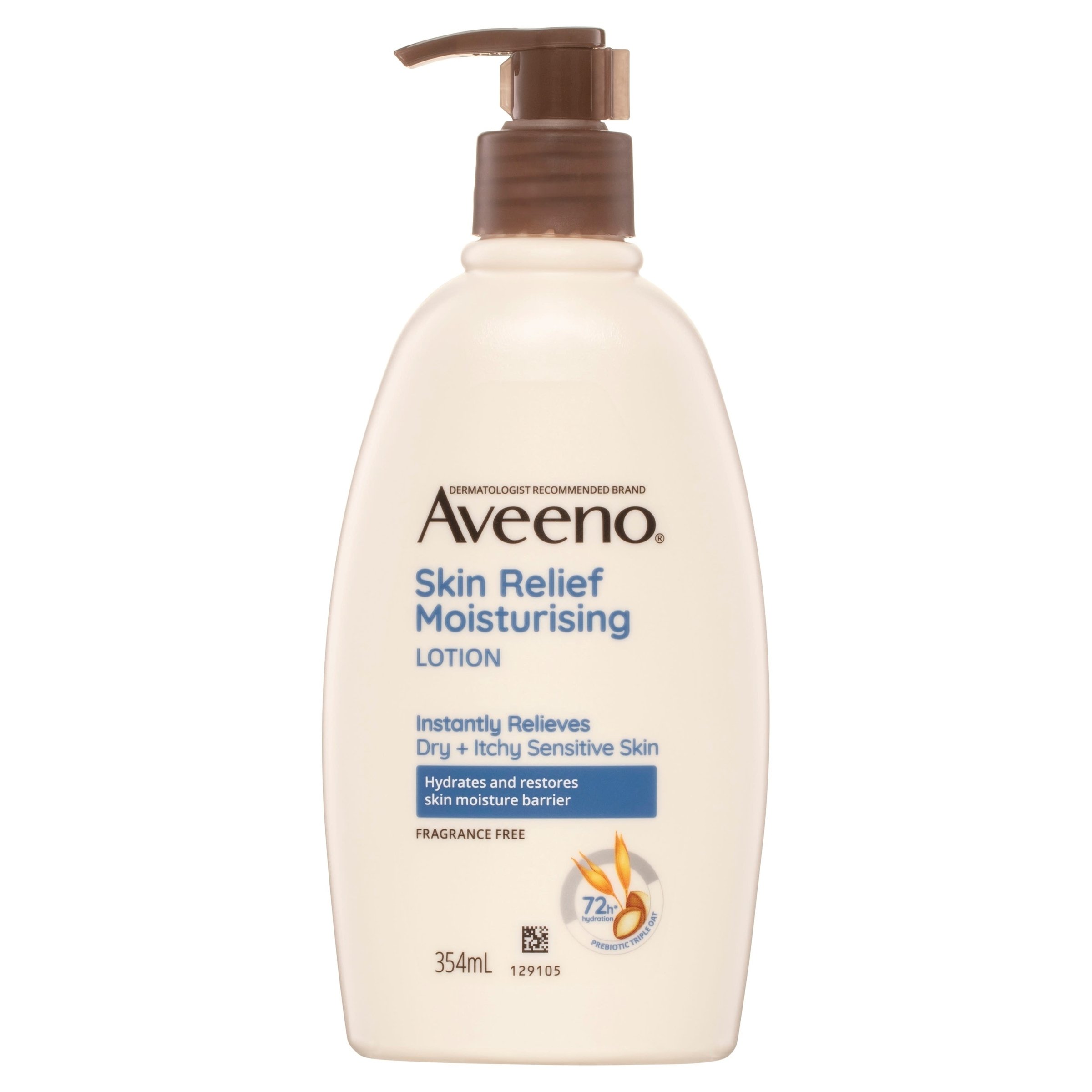 Aveeno Skin Relief Moisturising Lotion Fragrance Free 354ml - Image 1