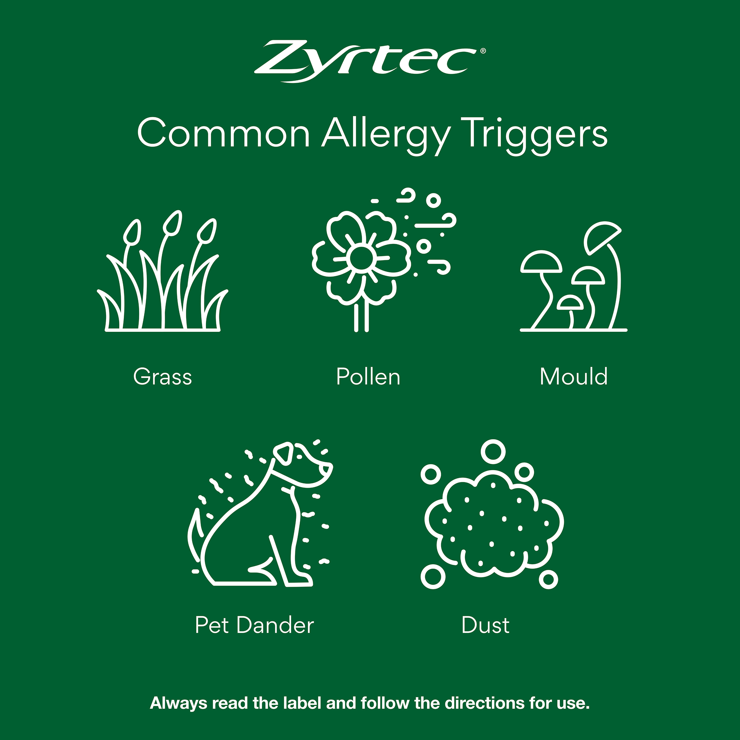 Zyrtec 10mg - 50 tablets - Image 3