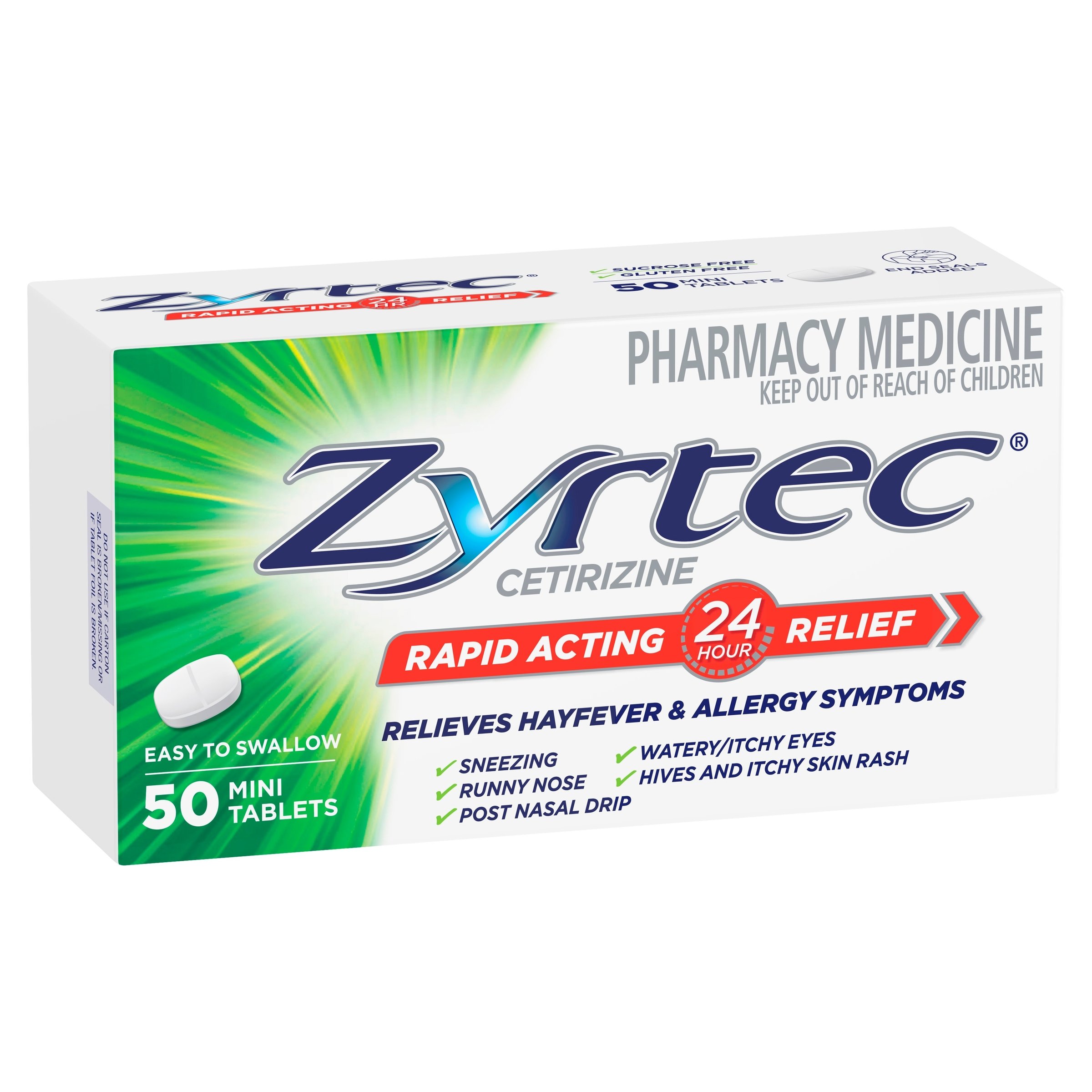 Zyrtec 10mg - 50 tablets - Image 7