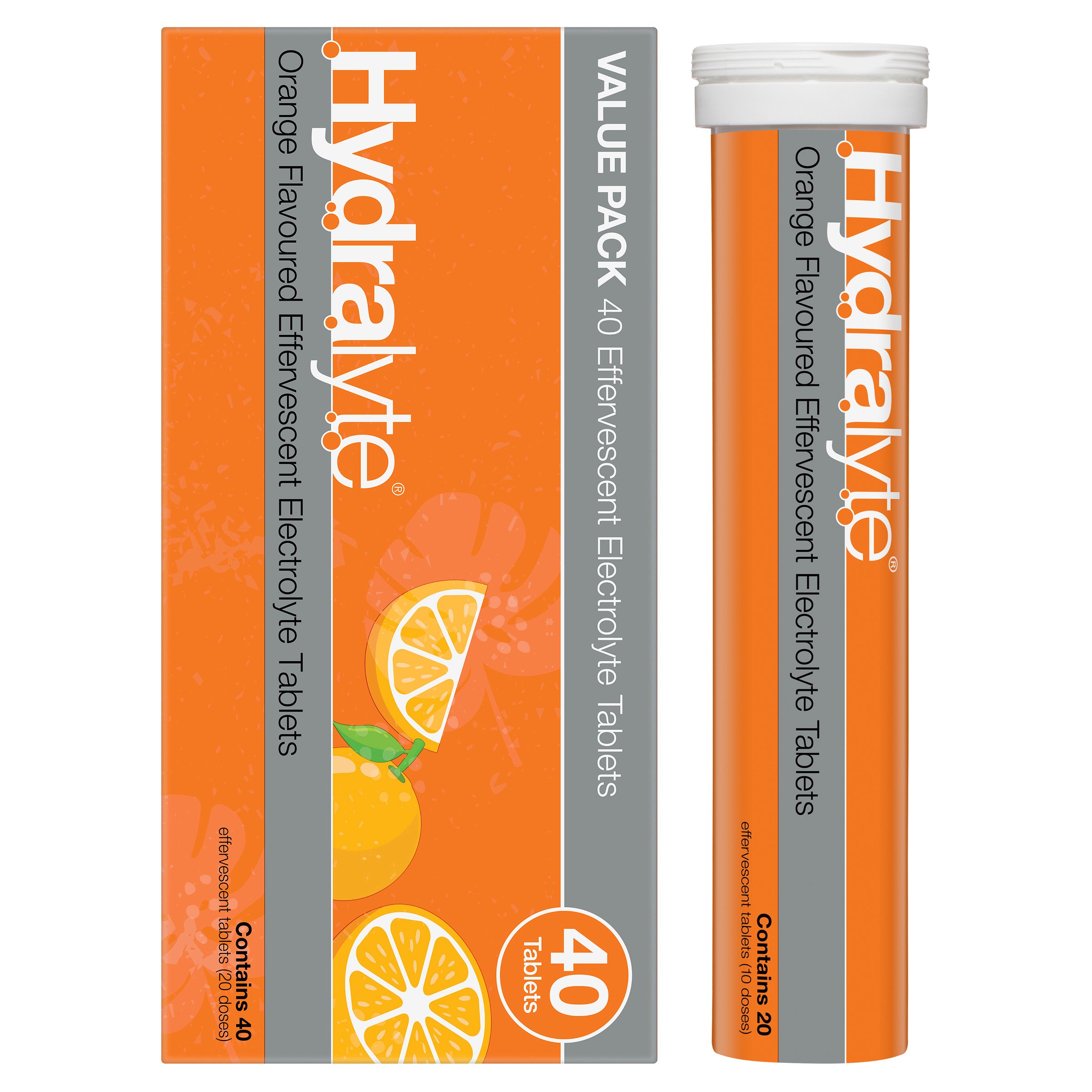 Hydralyte Effervescent Orange 40 tablets - Image 7