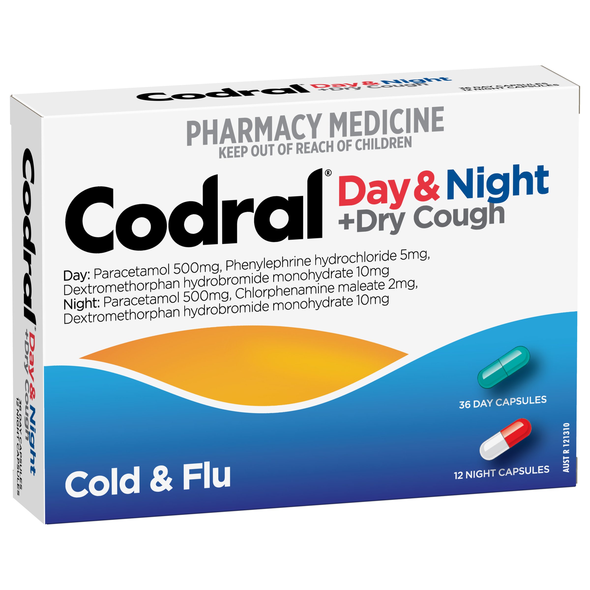 Codral PE Cold & Flu + Dry Cough Day & Night 48 capsules - Image 4