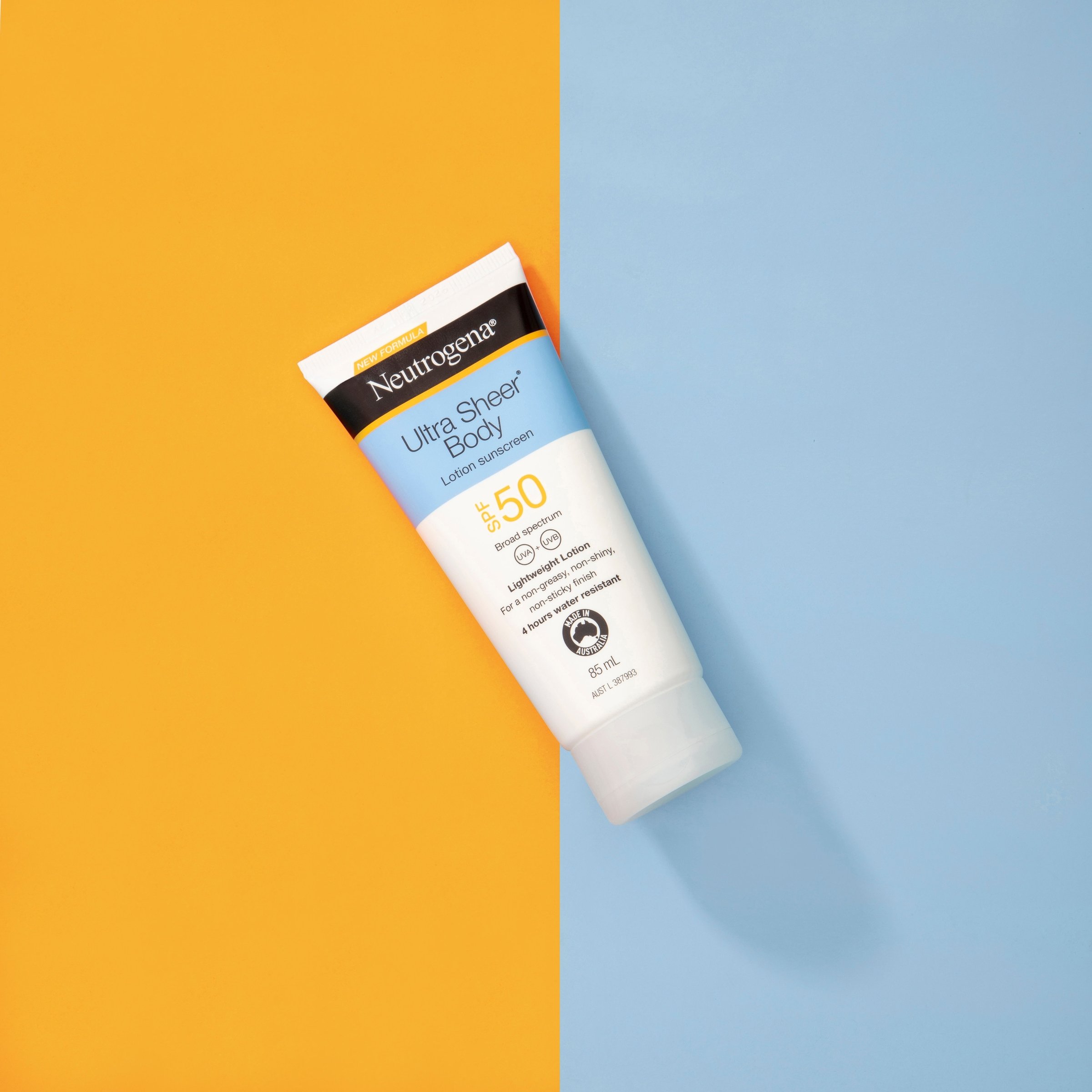 Neutrogena Ultra Sheer Body Lotion Sunscreen SPF50 - 85ml - Image 4