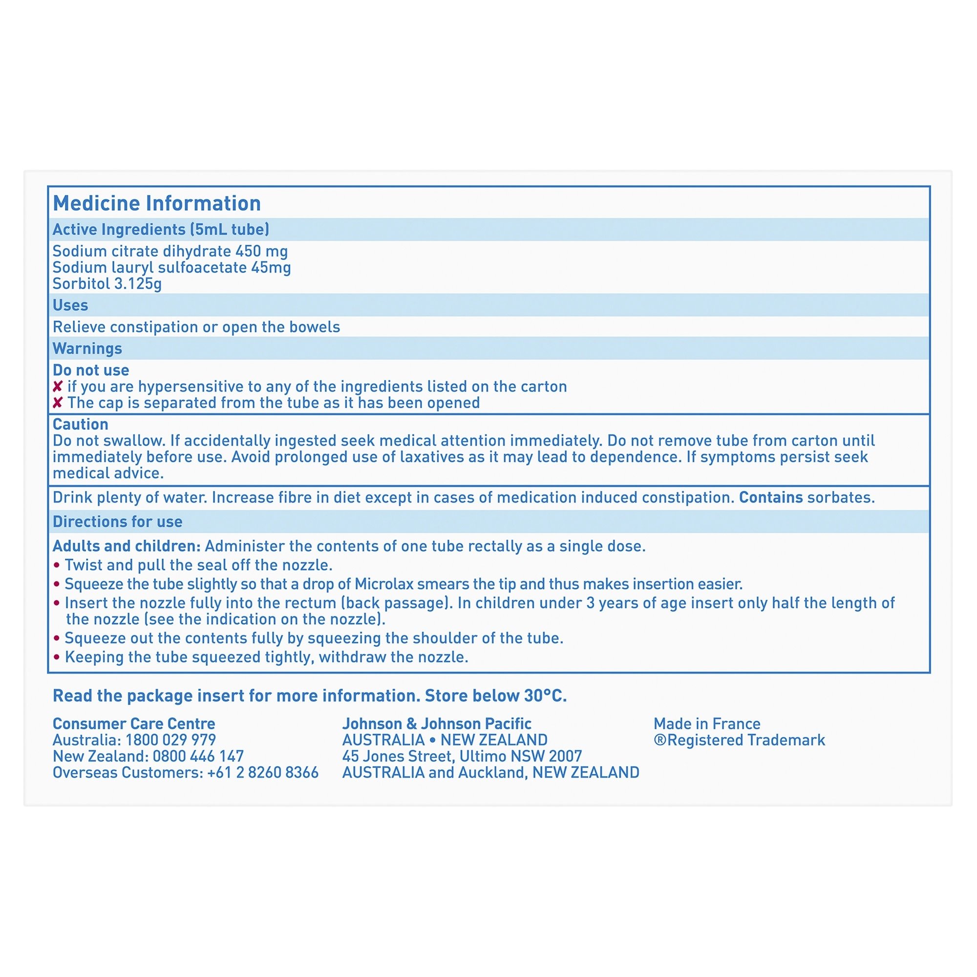 Microlax Enema 5ml - 12 pack - Image 2