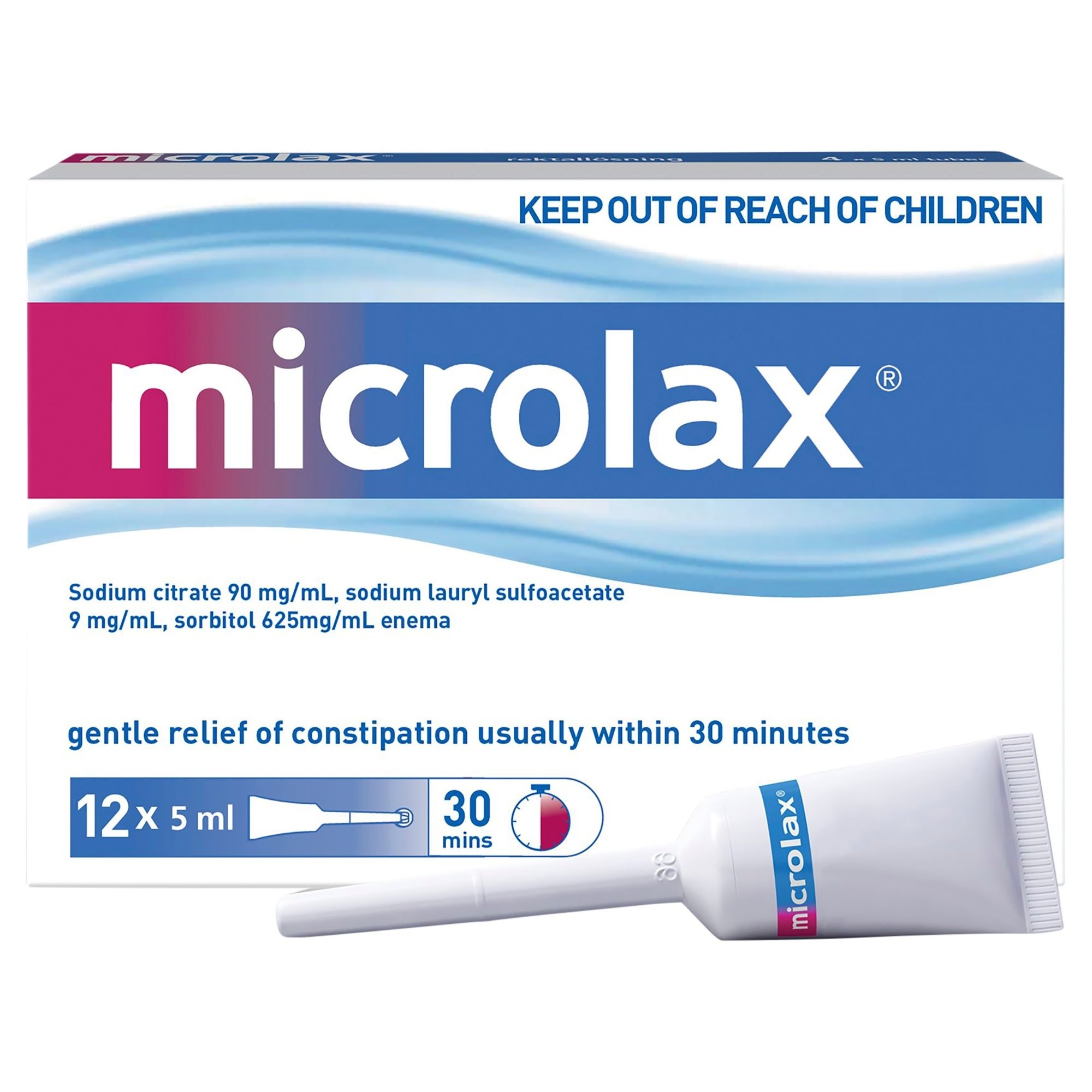 Microlax Enema 5ml - 12 pack - Image 1