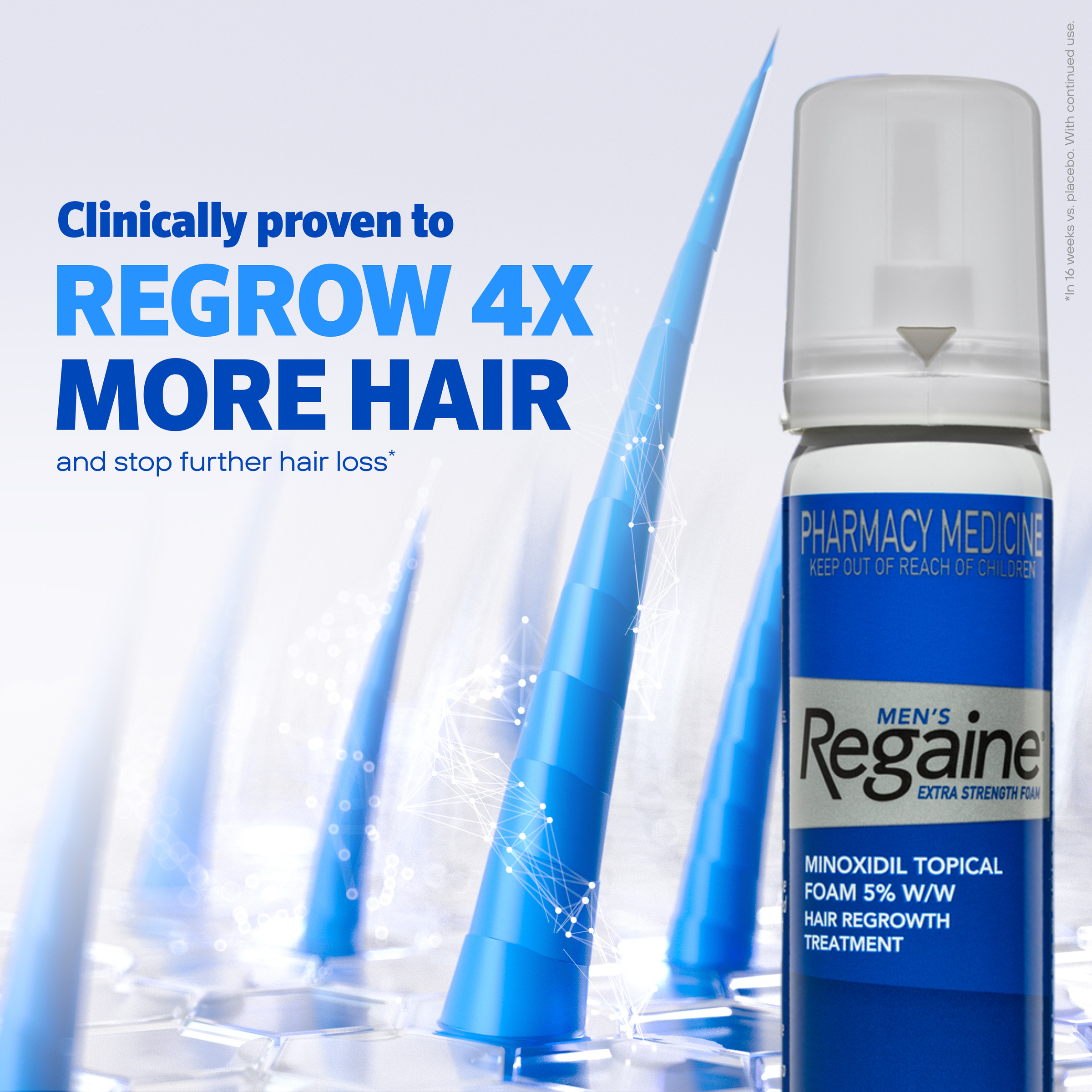 Regaine Hair Loss Foam Treatment For Men 1 Month Supply 60g - Image 5