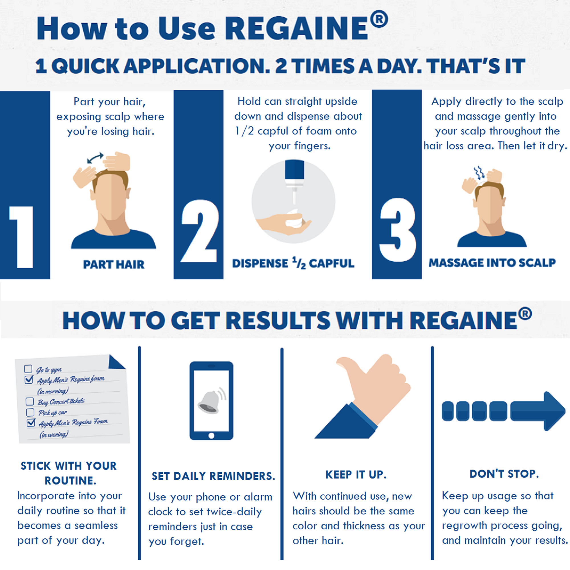 Regaine Hair Loss Foam Treatment For Men 1 Month Supply 60g - Image 8