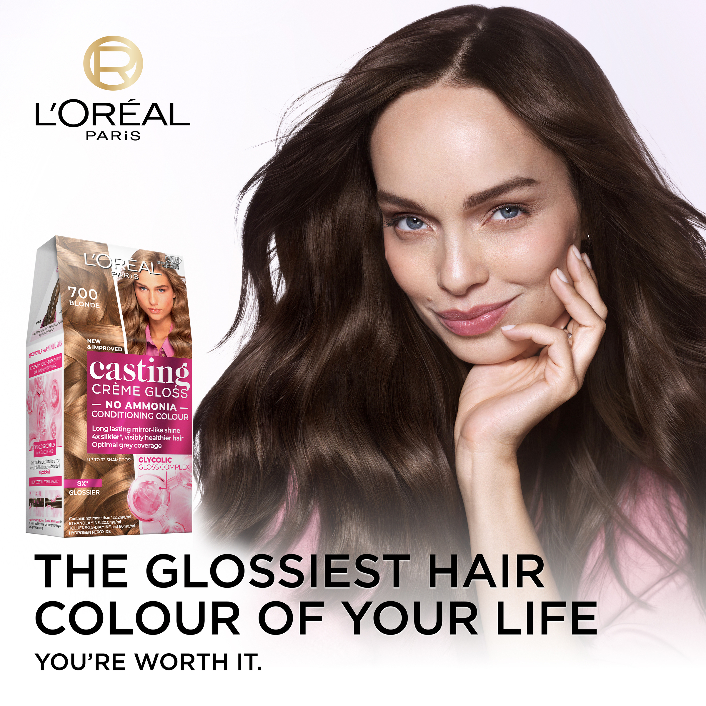 L'Oreal Paris Casting Creme Gloss 700 Dark Blonde 1 each - Image 3