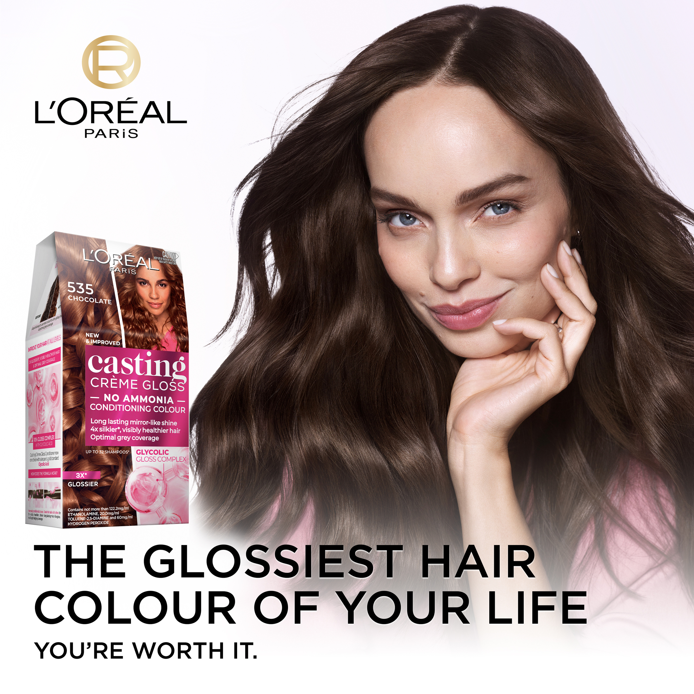 L'Oreal Paris Casting Creme Gloss 535 Chocolate 1 each - Image 3