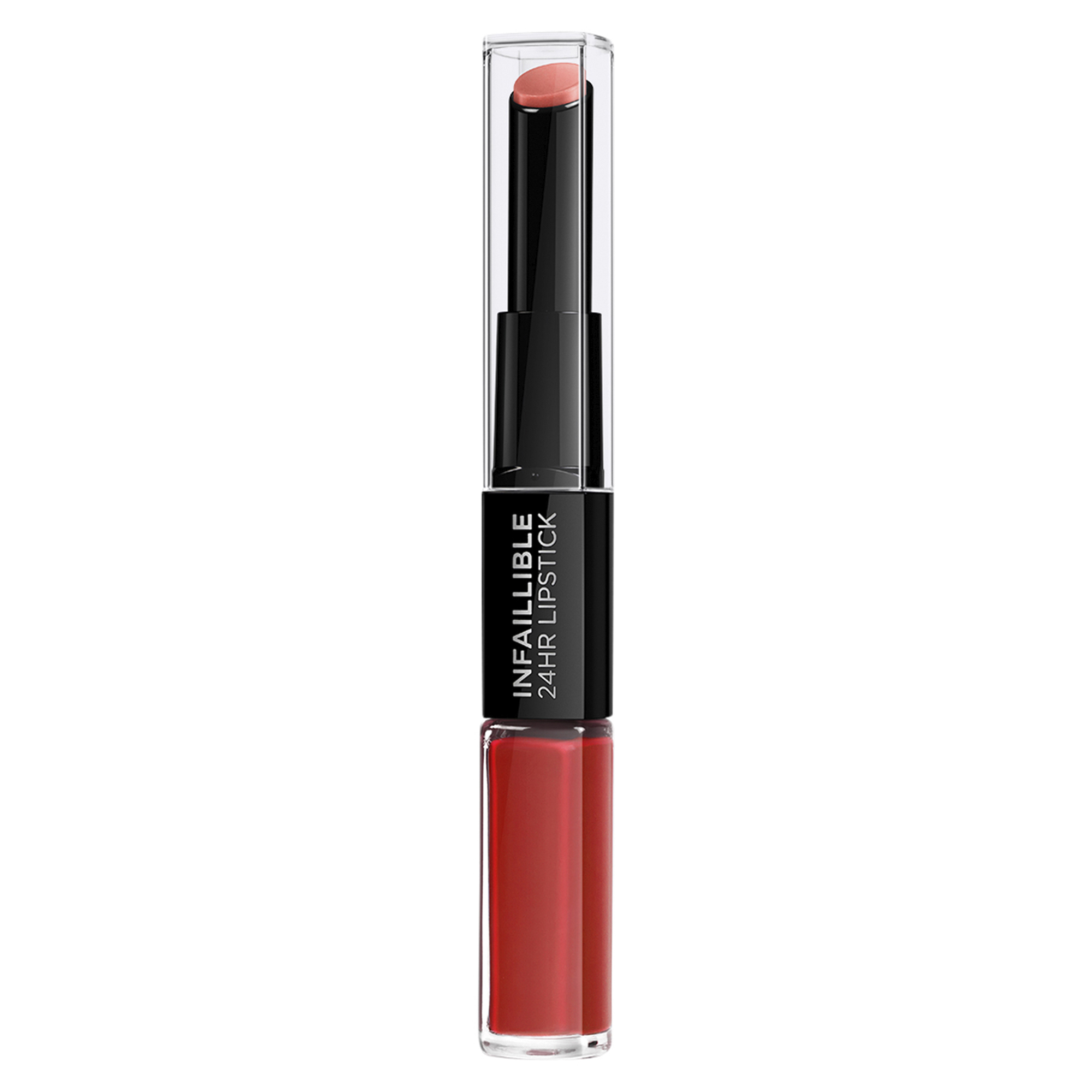 L'Oreal Paris Infaillible 2-Step Lip Colour 506 Red Infallible 5.6ml - Image 1