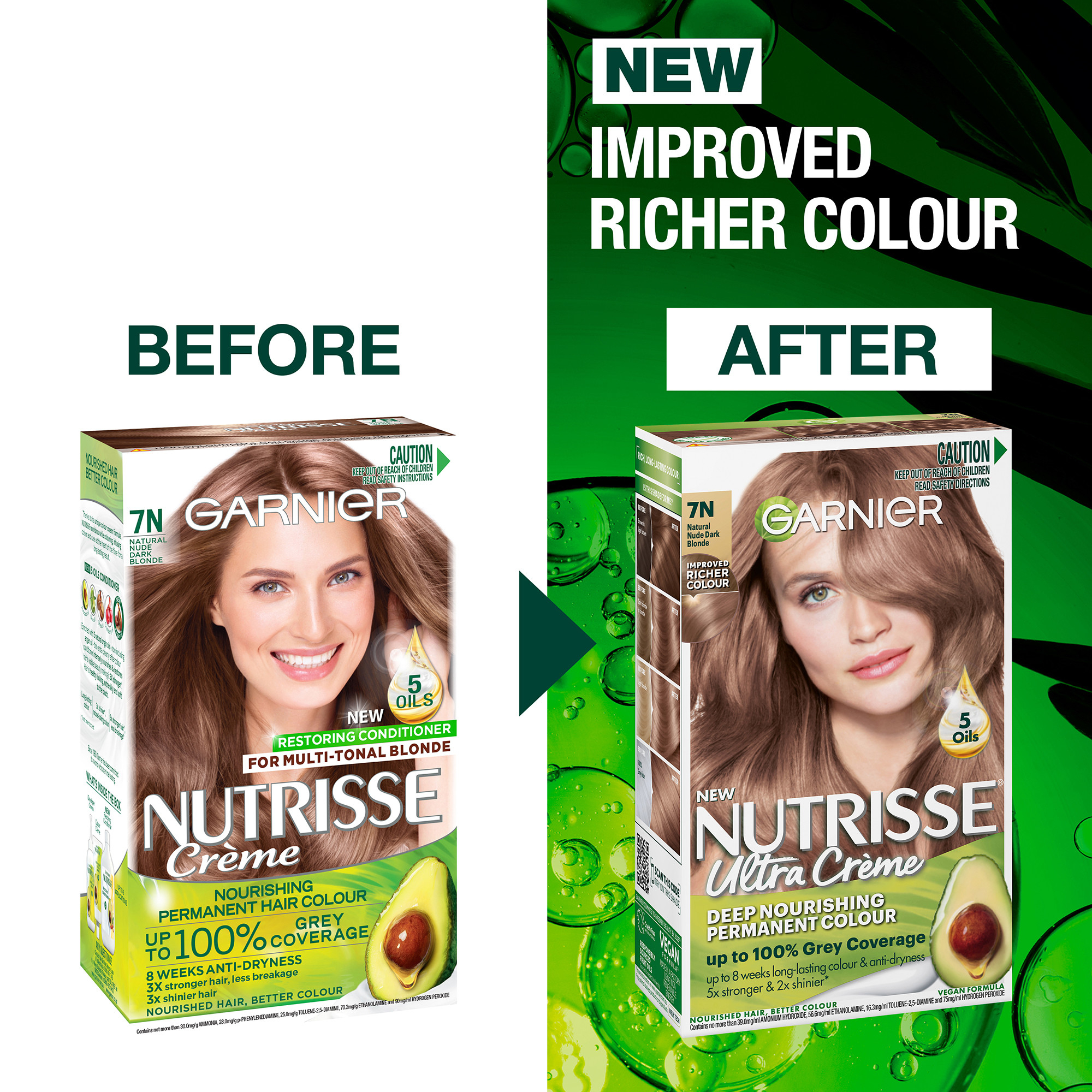 Garnier Nutrisse 7.0 Almond Creme 1 pack - Image 6