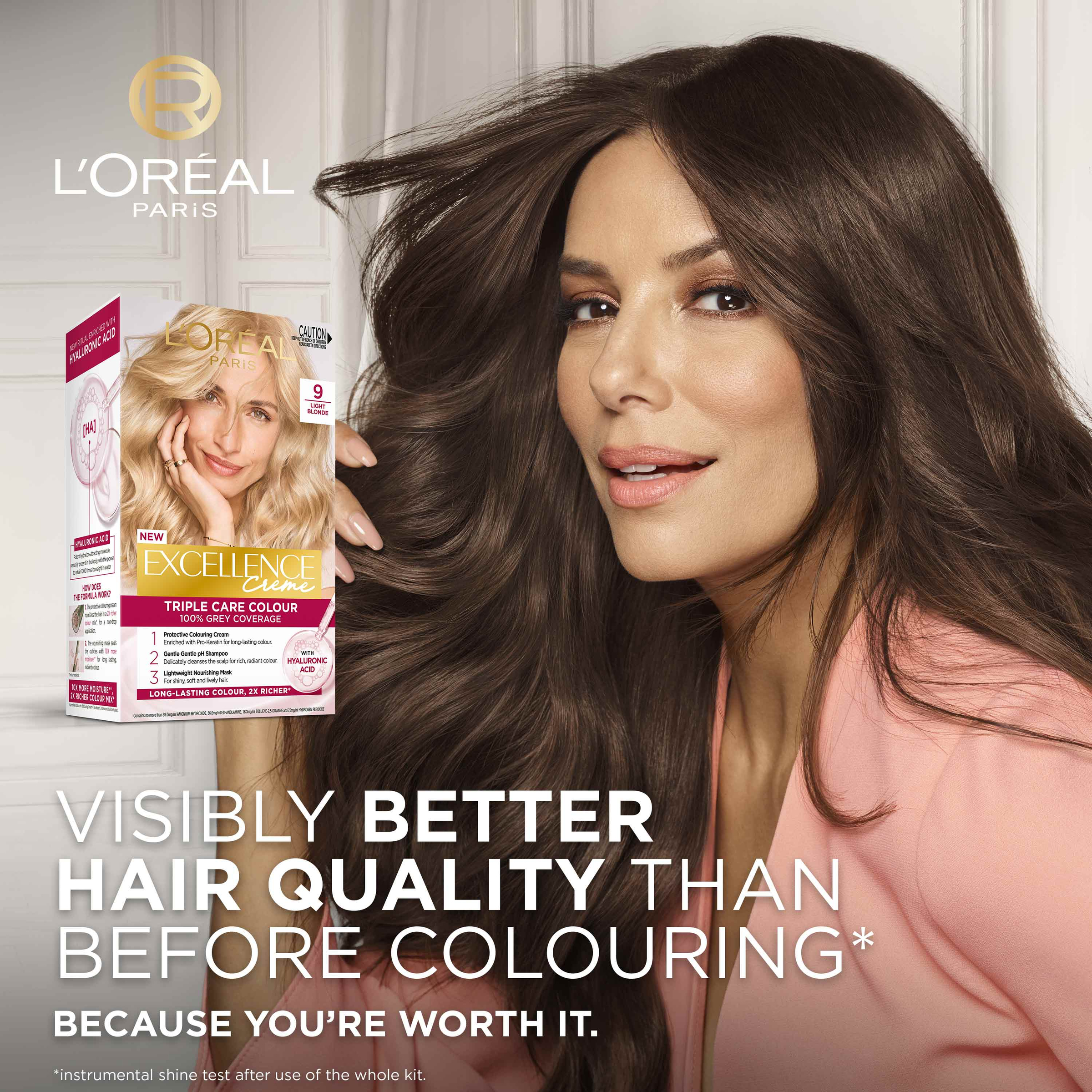 L'Oreal Paris Excellence Creme 9 Light Blonde 1 each - Image 2