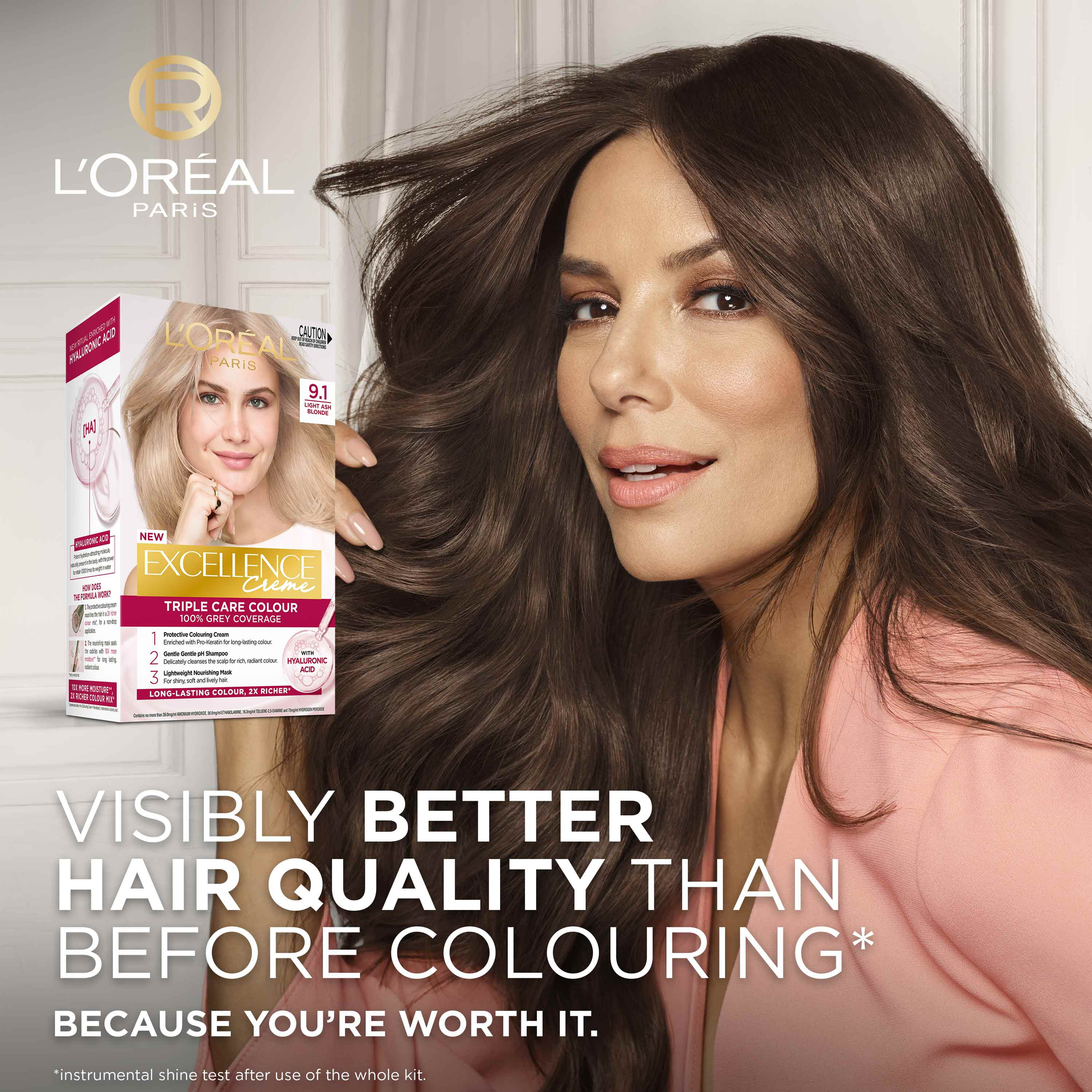 L'Oreal Paris Excellence Creme Light Ash Blonde 9.1 - 1 pack - Image 2
