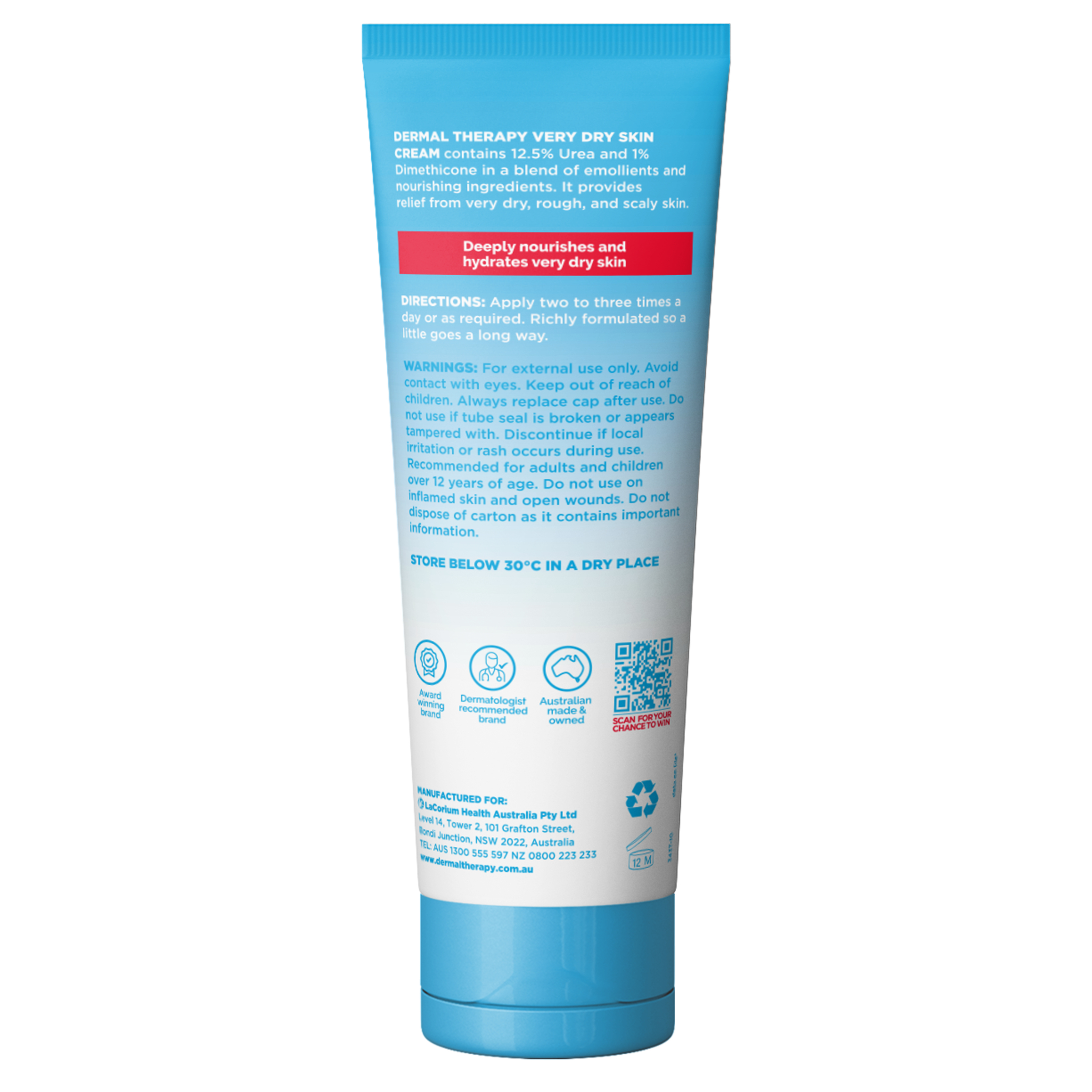 Dermal Therapy Very Dry Skin Cream 125g - Image 9